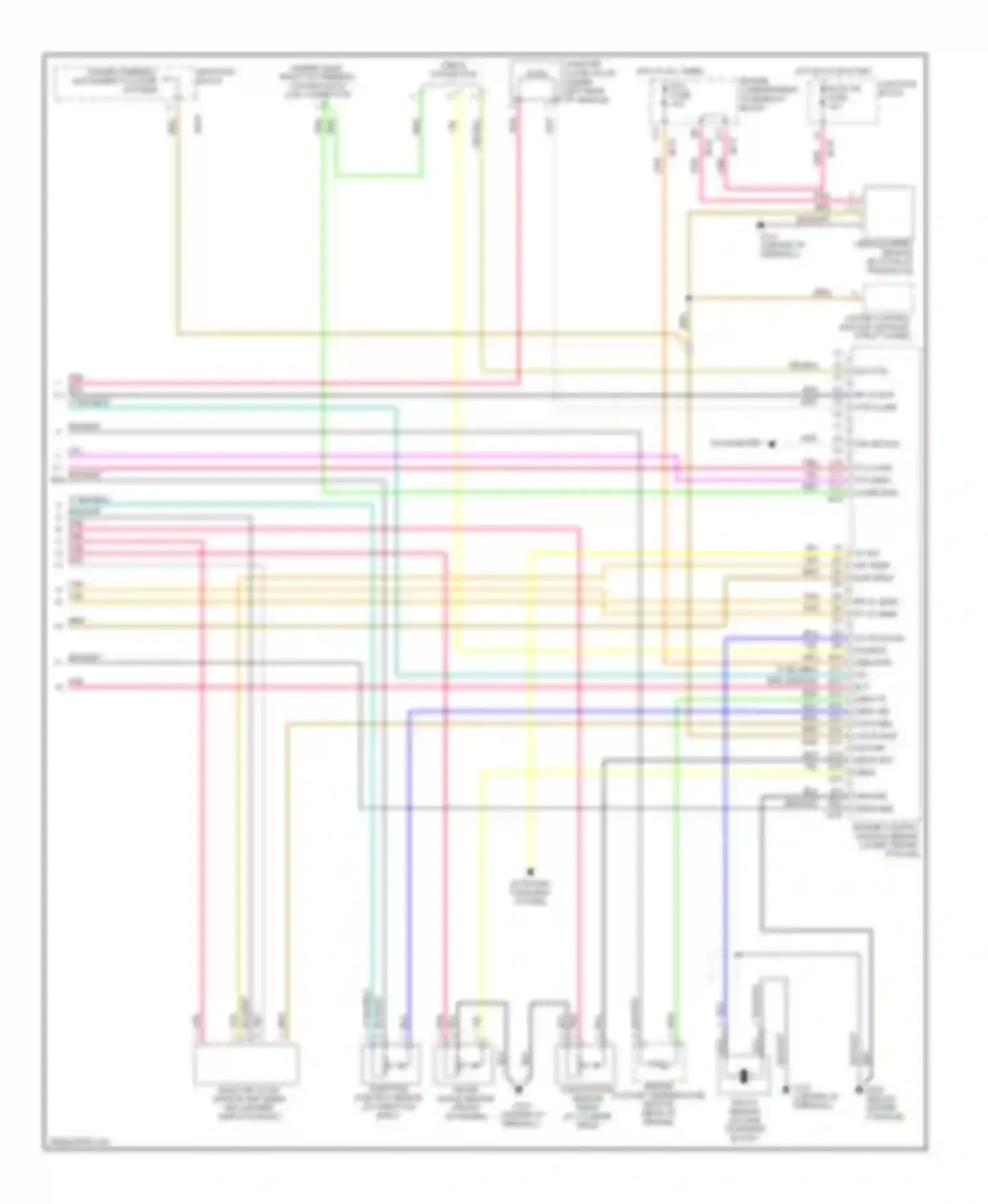 Optima Kia I (2000-2002): Wiring diagram engine performance 2.4ls, m/t (3 of 3)