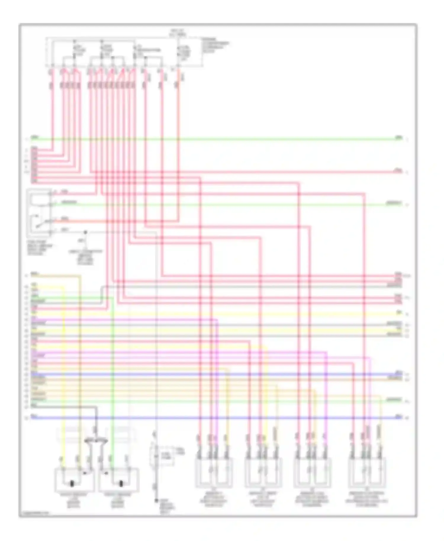 Optima Kia I (2000-2002): Wiring diagram engine performance 2.5ls (2 of 4)