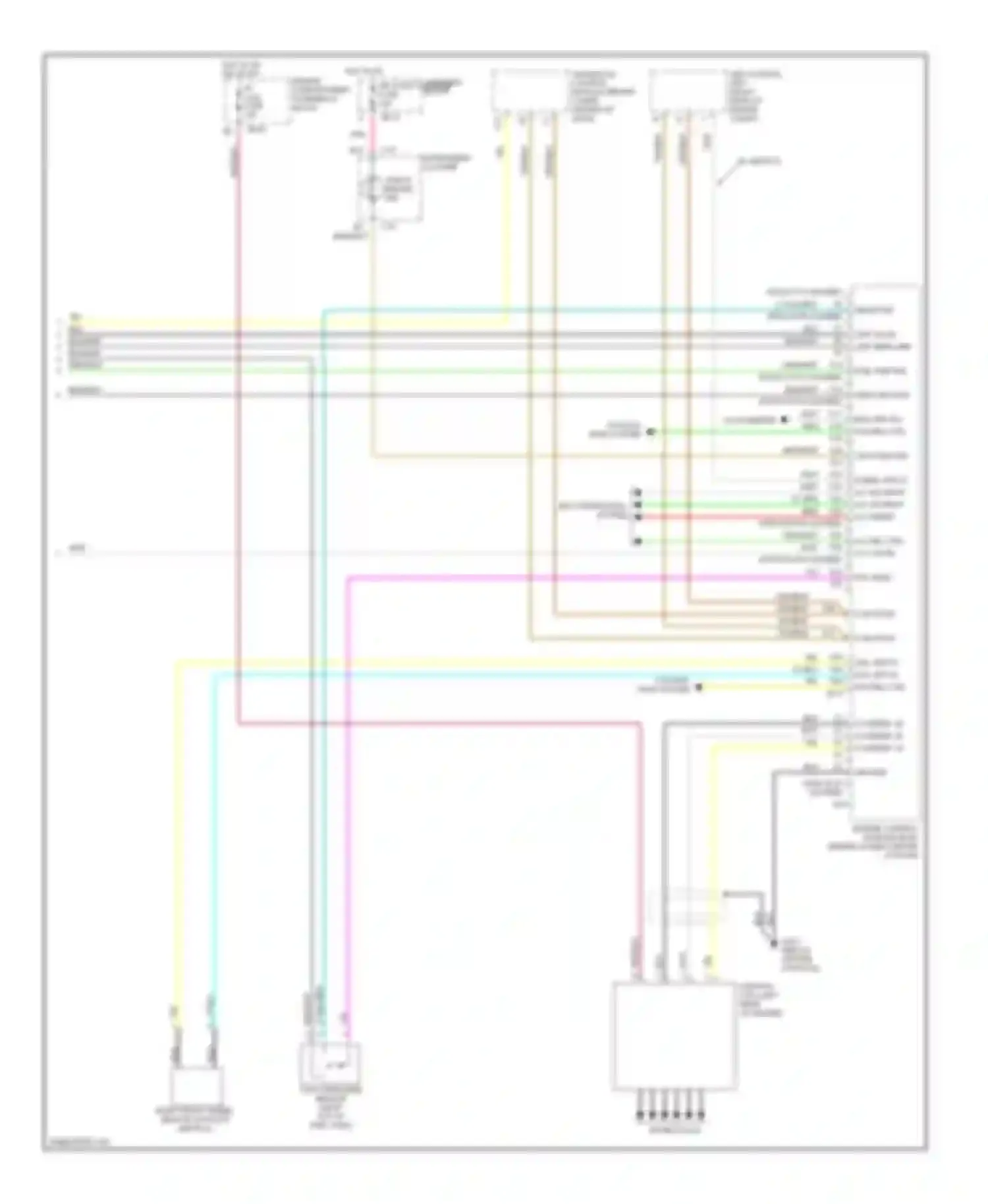 Optima Kia I (2000-2002): Wiring diagram engine performance 2.5ls (4 of 4)