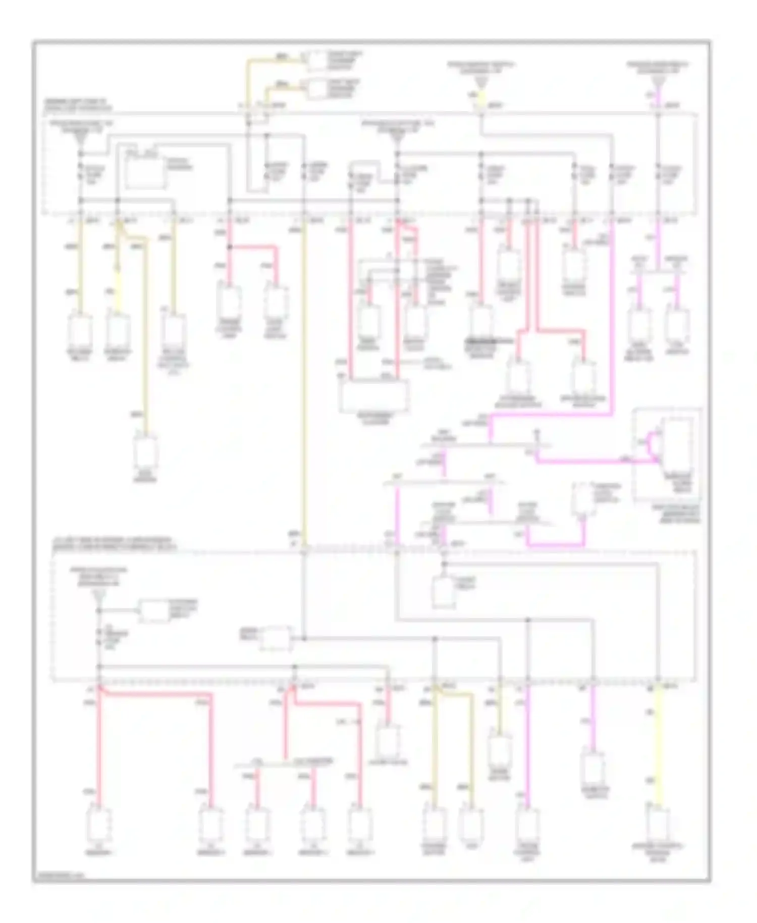Optima Kia I (2000-2002): Power distribution circuit (5 of 5)