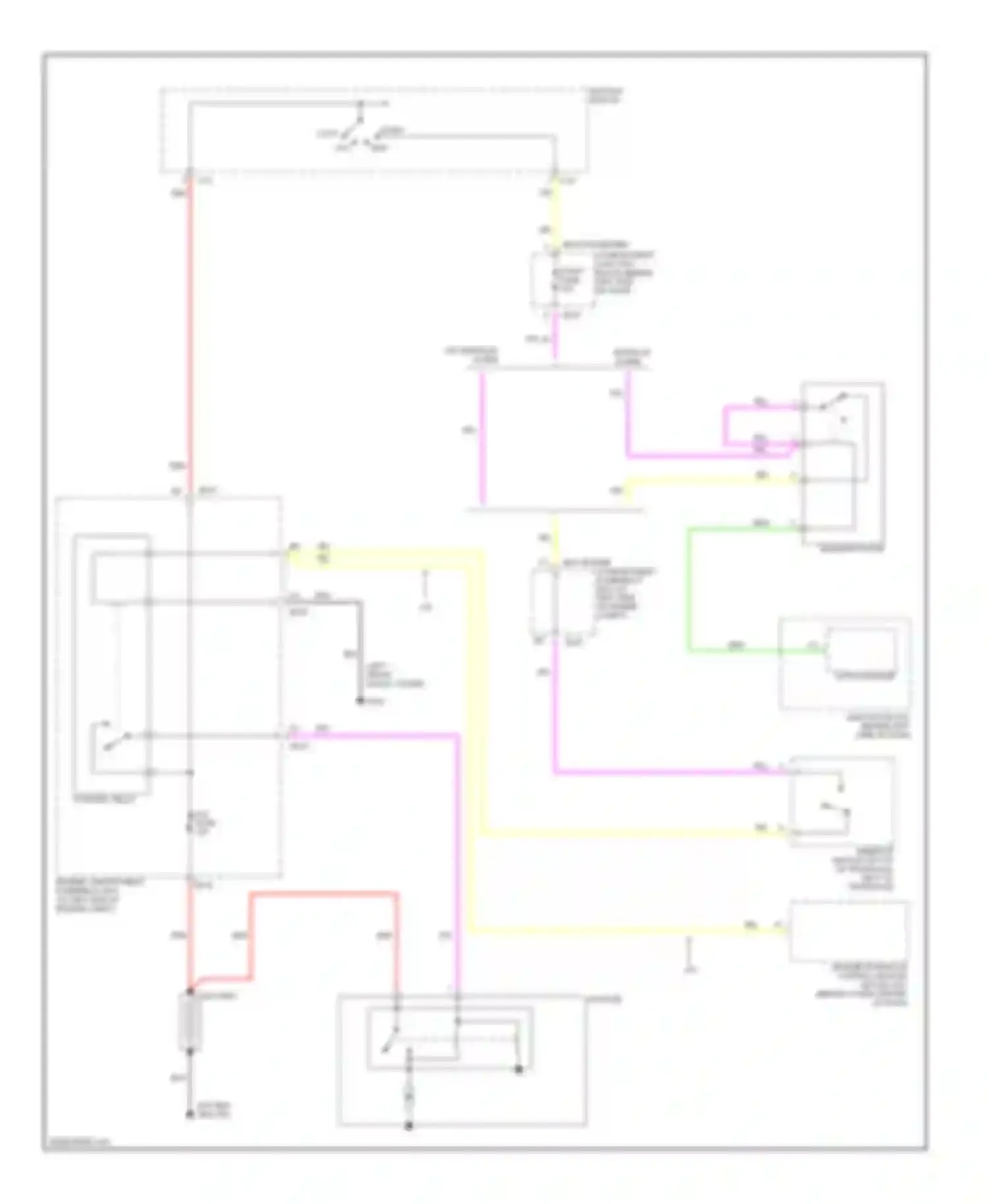 Optima Kia I (2000-2002): Starting circuit, a/t