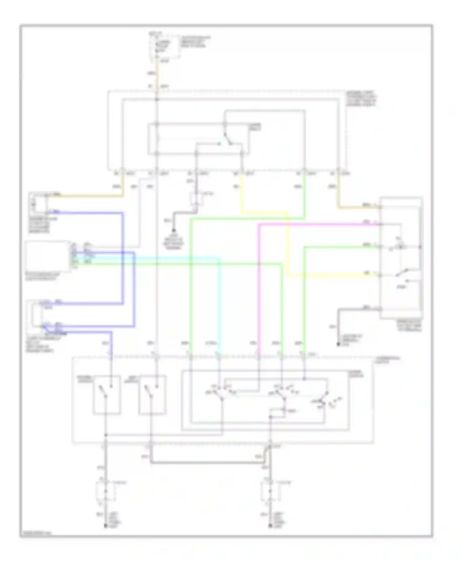 Optima Kia I (2000-2002): Wiper/washer circuit