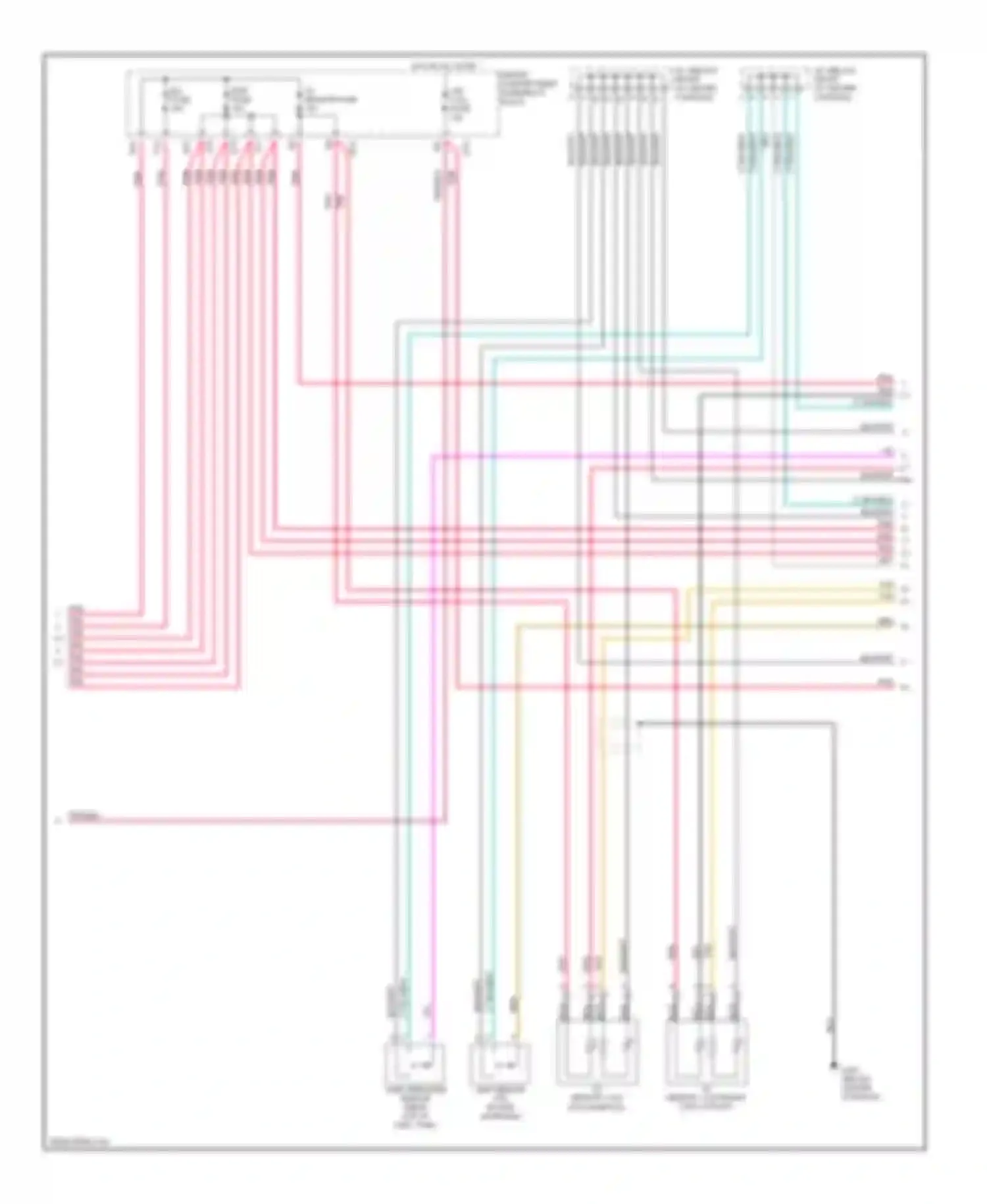 Wiring diagram 5 6 7 pnk for Kia Optima I (2000-2002) (1 of 2)