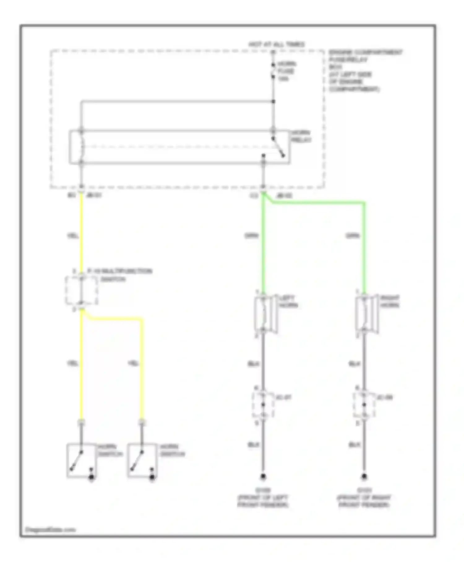 Wiring diagram blk for Kia Optima I (2000-2002) (38 of 62)