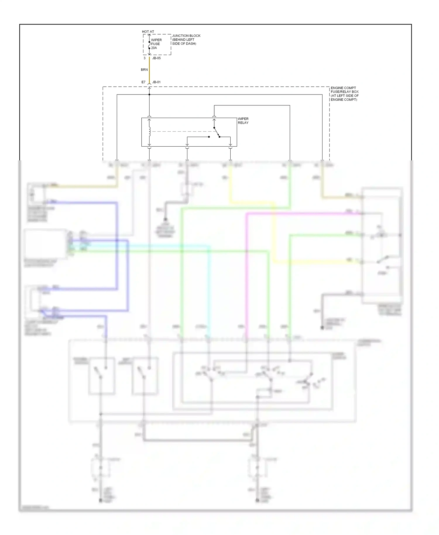Kia Optima I (2000-2002) blu wiring diagram  (41 of 41)