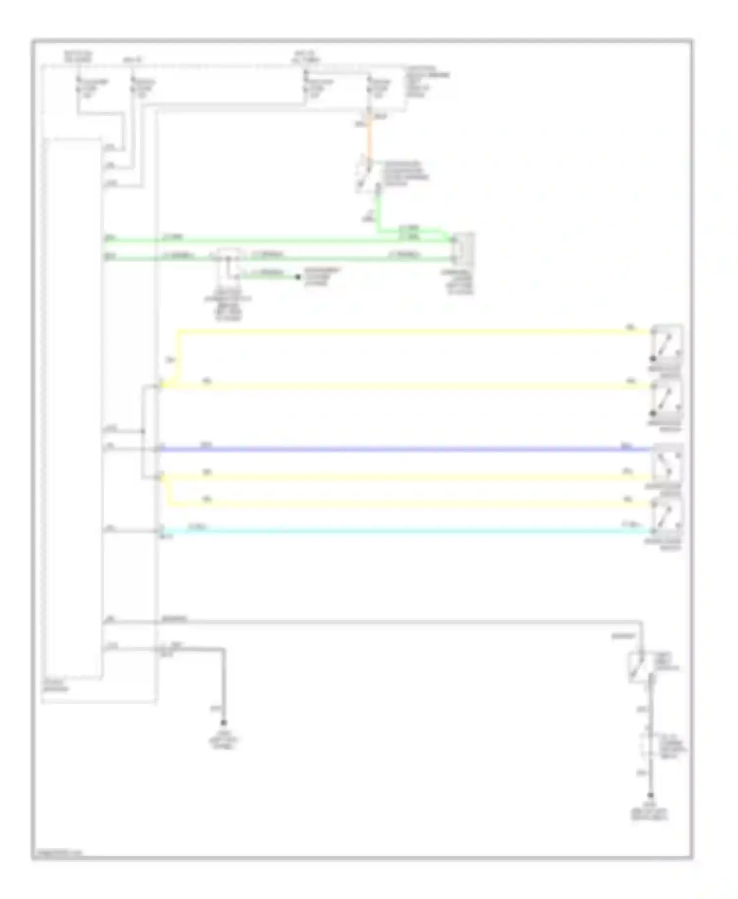Wiring diagram cluster fuse for Kia Optima I (2000-2002) (8 of 10)
