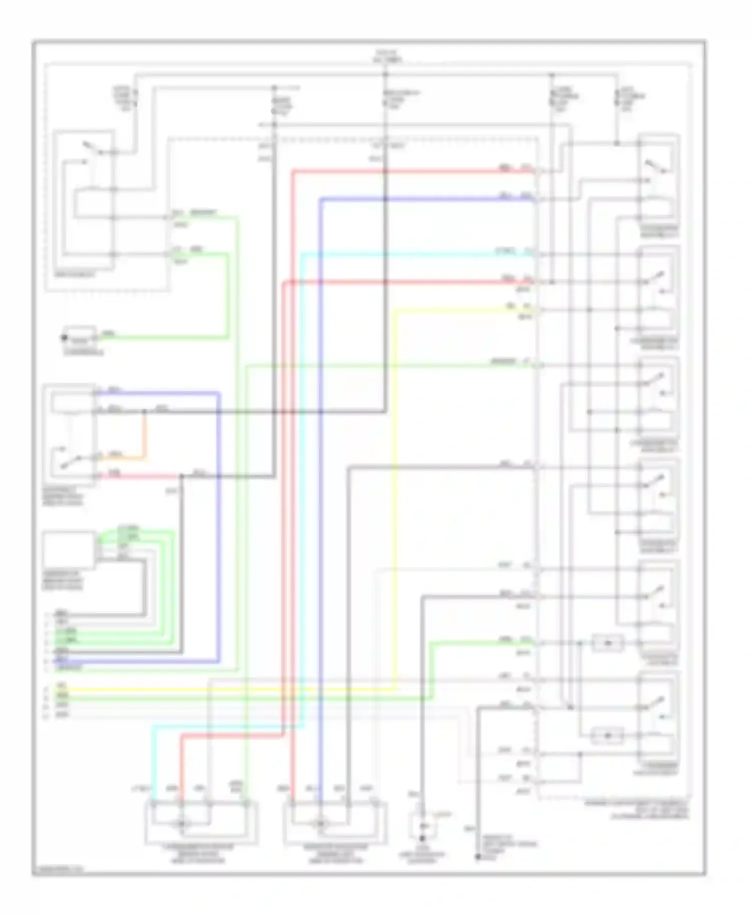 Wiring diagram hot at all times for Kia Optima I (2000-2002) (8 of 38)