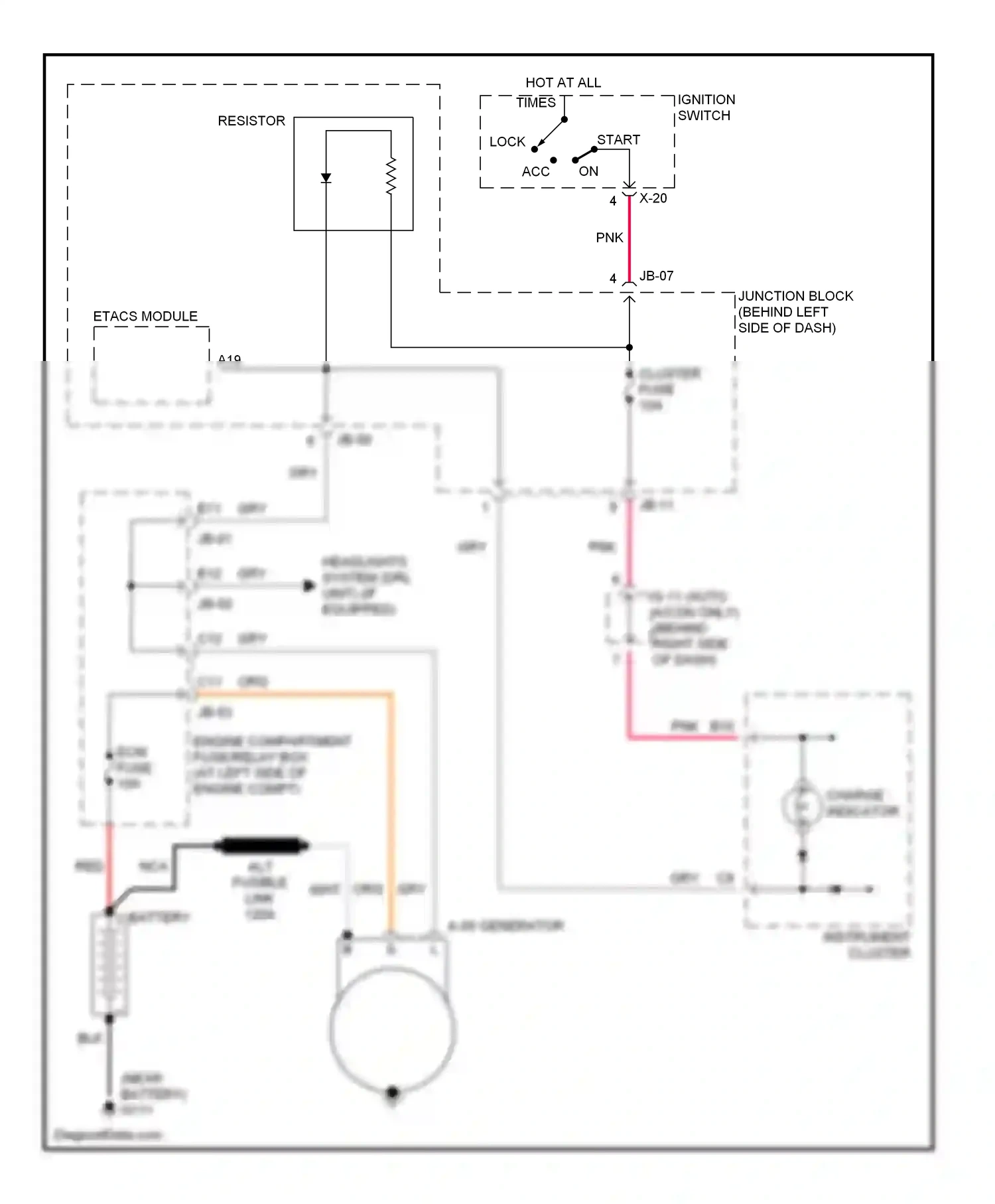 Kia Optima I (2000-2002) lock wiring diagram  (2 of 10)