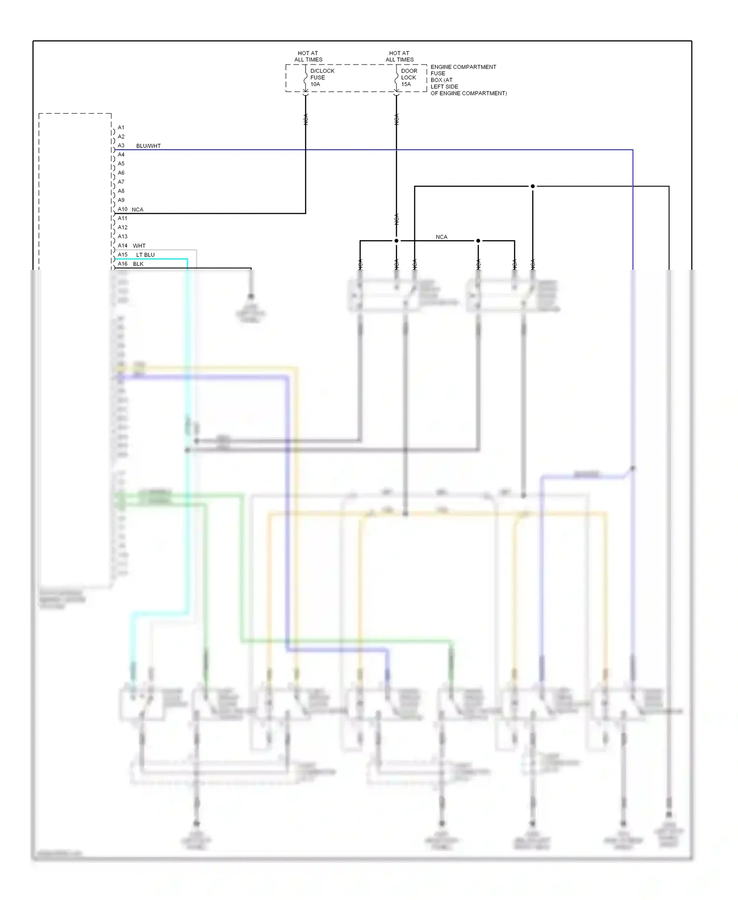 Kia Optima I (2000-2002) nca wiring diagram  (13 of 22)