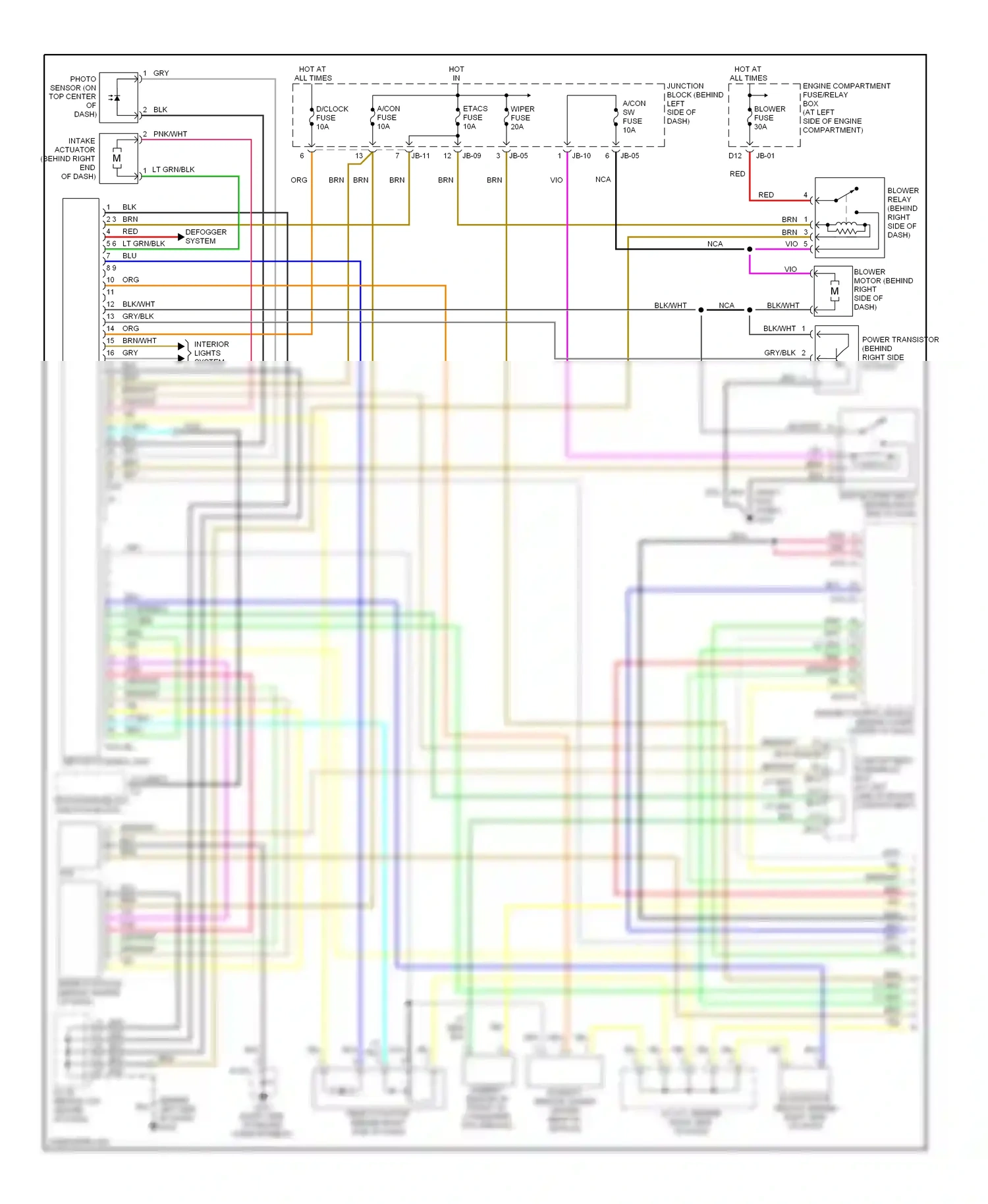 Kia Optima I (2000-2002) nca wiring diagram  (3 of 22)