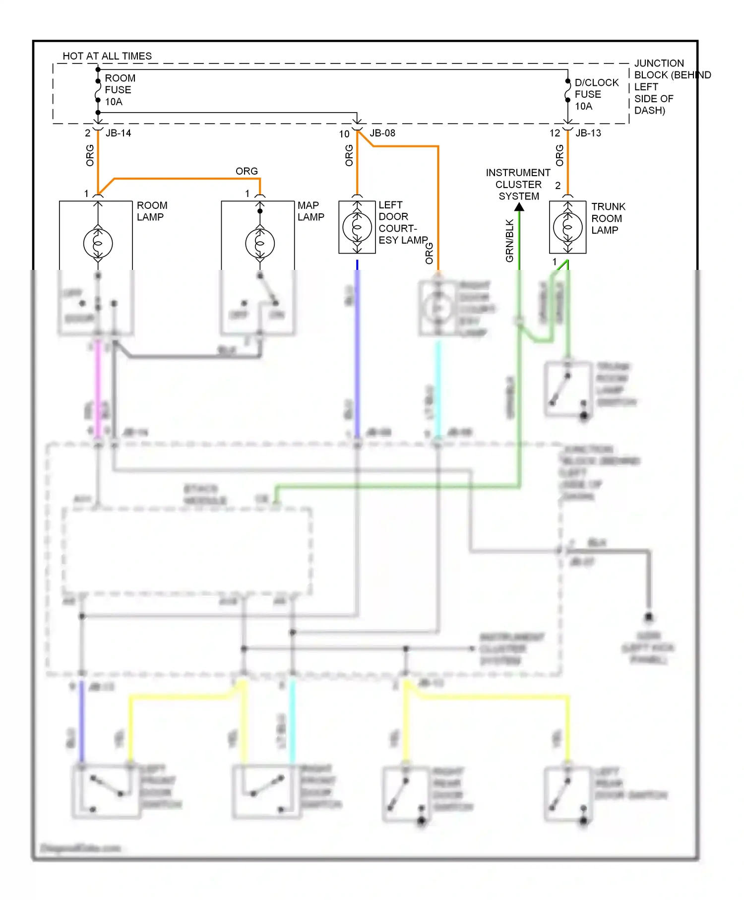 Kia Optima I (2000-2002) ppl wiring diagram  (3 of 13)