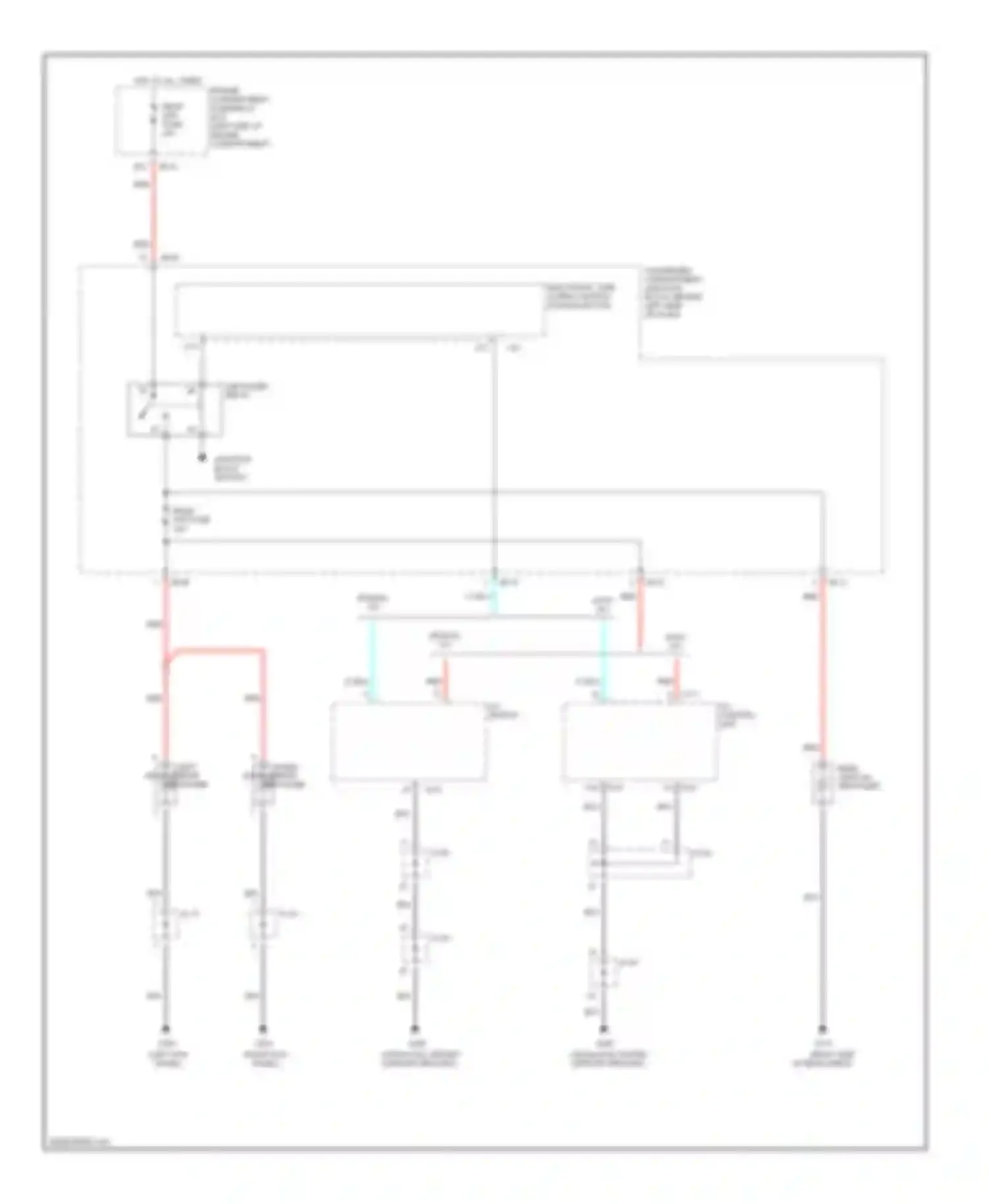 Wiring diagram rear window defogger for Kia Optima I (2000-2002) (1 of 1)