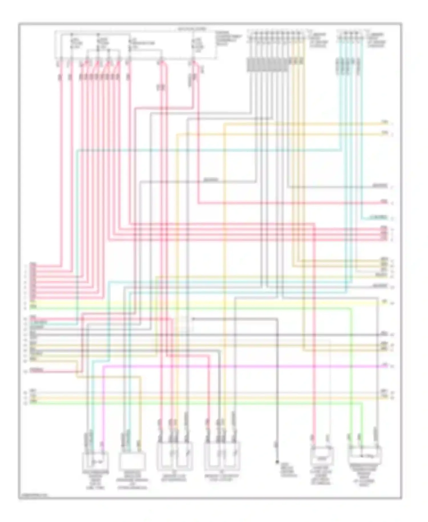 Wiring diagram sensor fuse for Kia Optima I (2000-2002) (2 of 4)