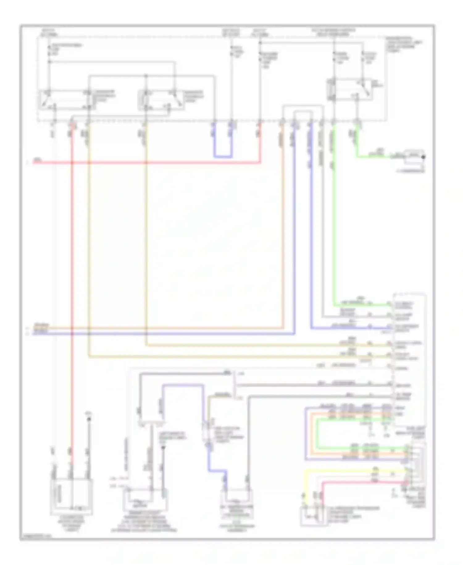 Optima Kia II facelift (2008-2010): Automatic a/c circuit (2 of 2)