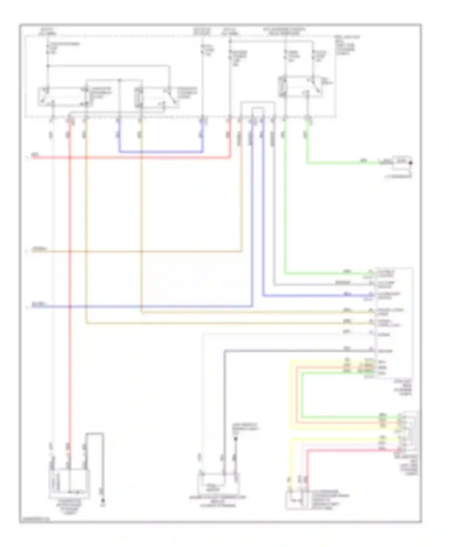 Optima Kia II facelift (2008-2010): Manual a/c circuit (2 of 2)