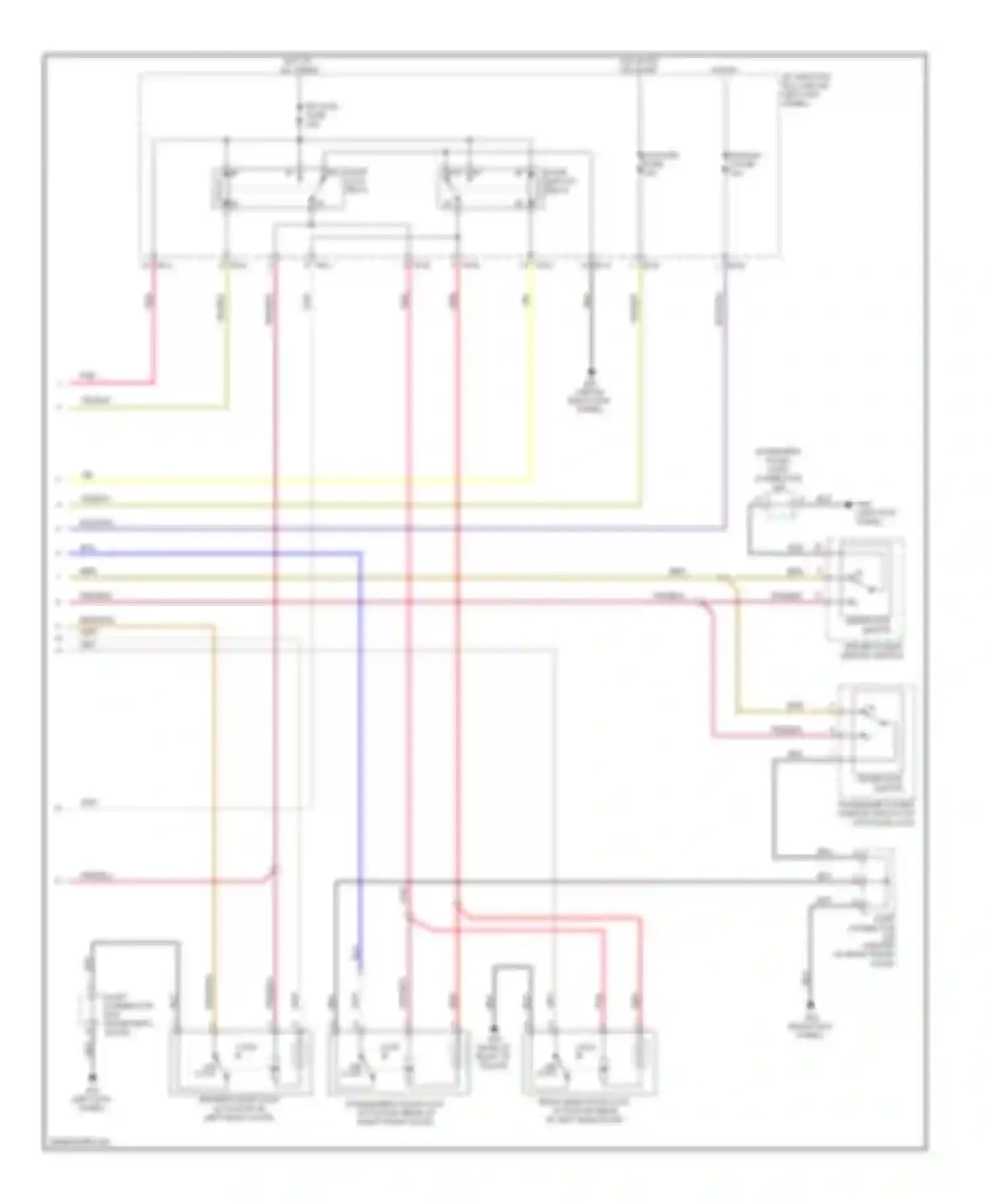 Optima Kia II facelift (2008-2010): Forced entry circuit (2 of 2)