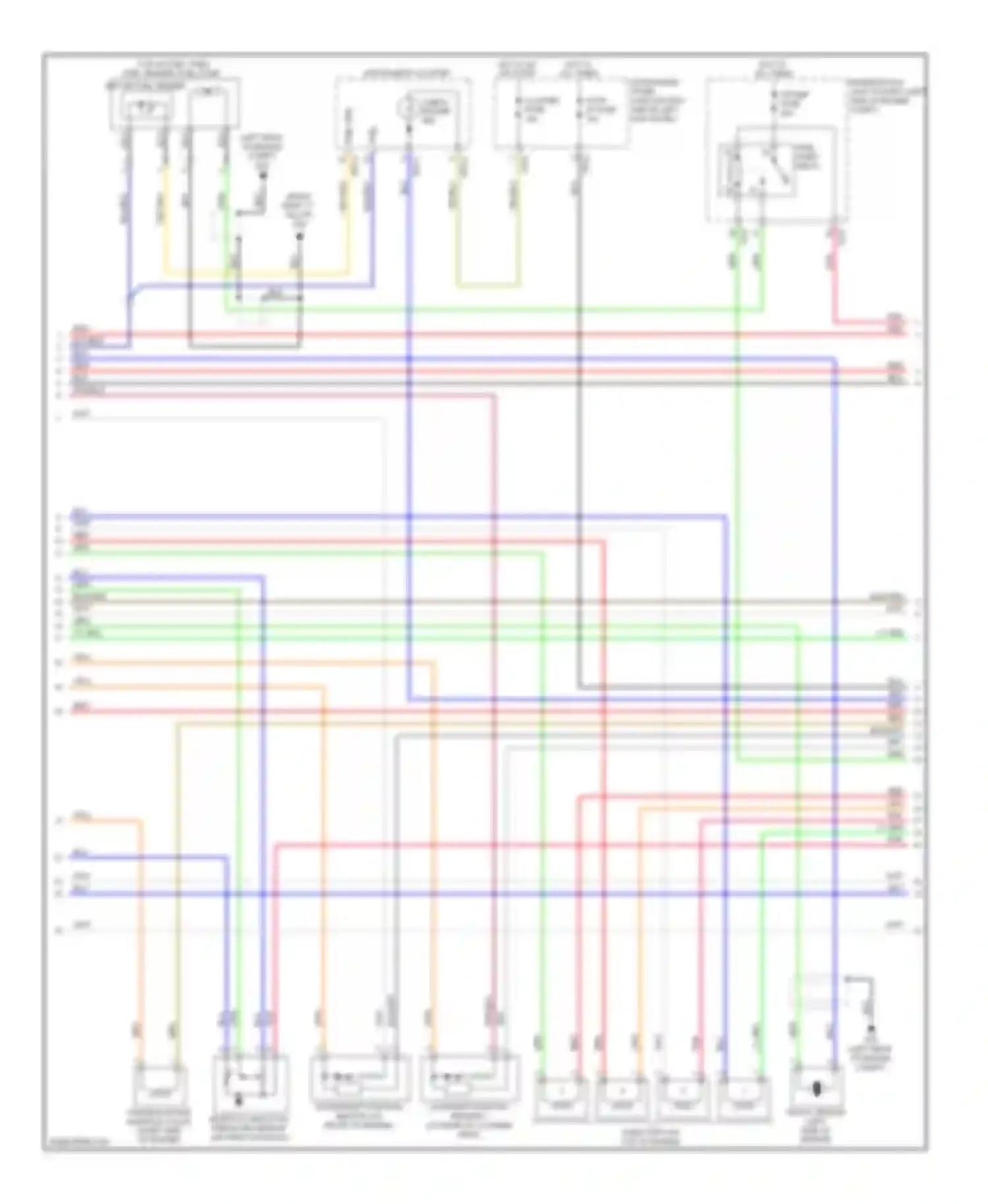 Optima Kia II facelift (2008-2010): Wiring diagram engine performance 2.4l (2 of 5)