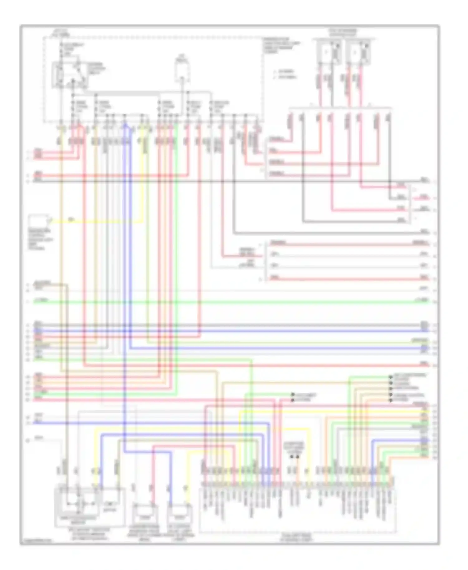 Optima Kia II facelift (2008-2010): Wiring diagram engine performance 2.4l (3 of 5)