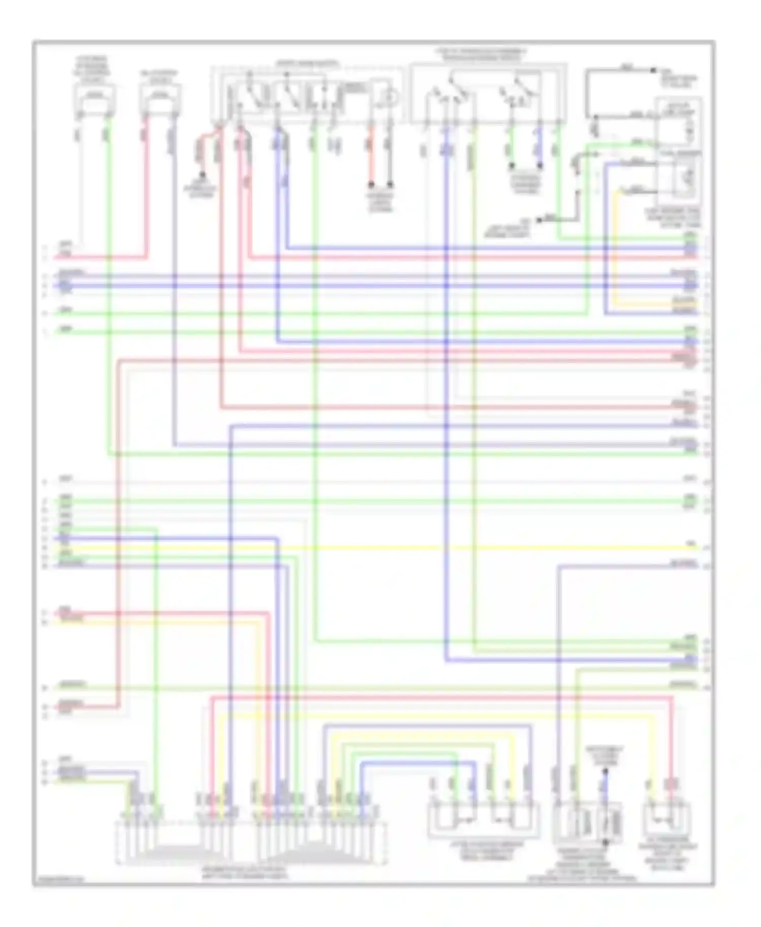 Optima Kia II facelift (2008-2010): Wiring diagram engine performance 2.7l (2 of 5)