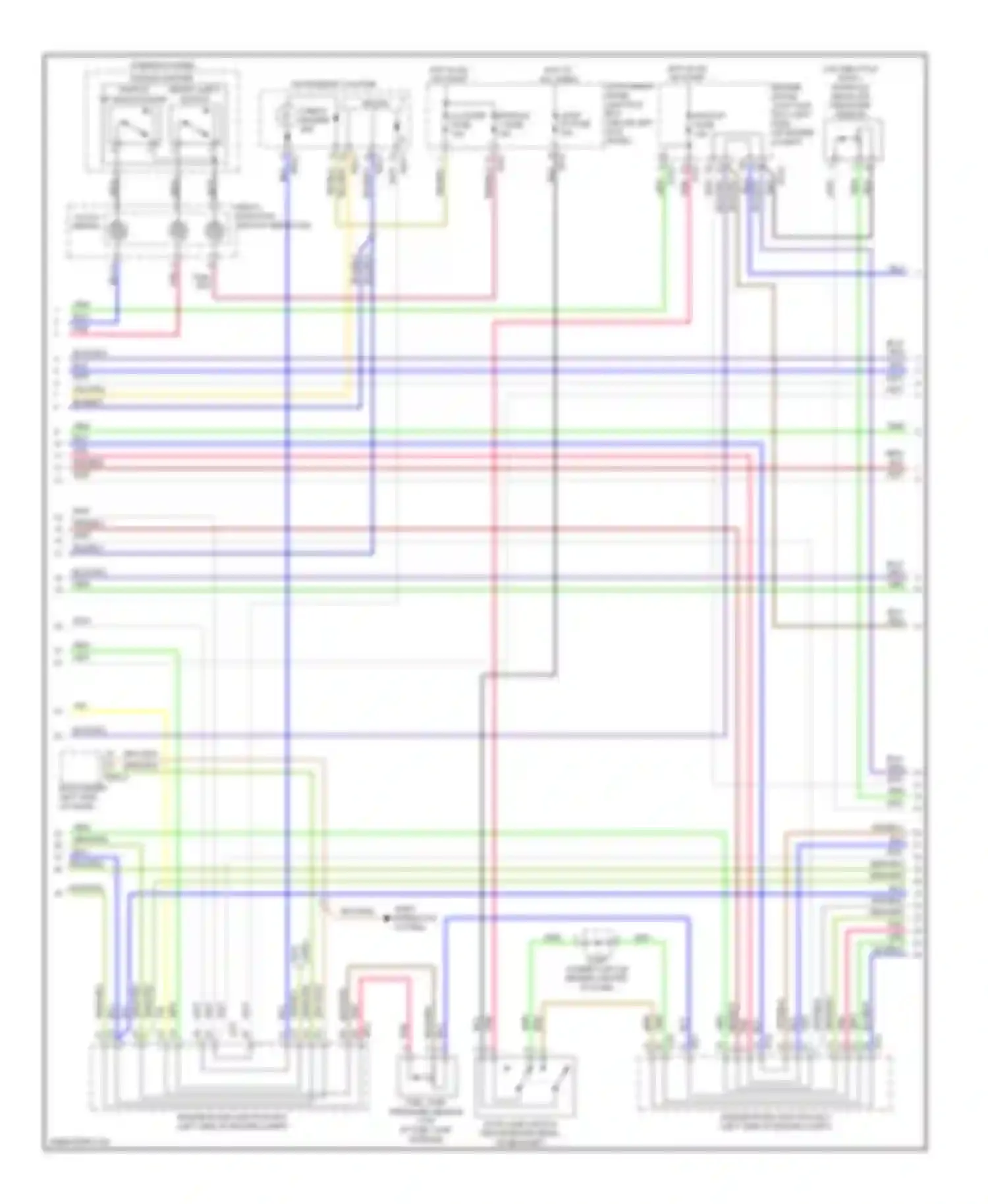 Optima Kia II facelift (2008-2010): Wiring diagram engine performance 2.7l (3 of 5)