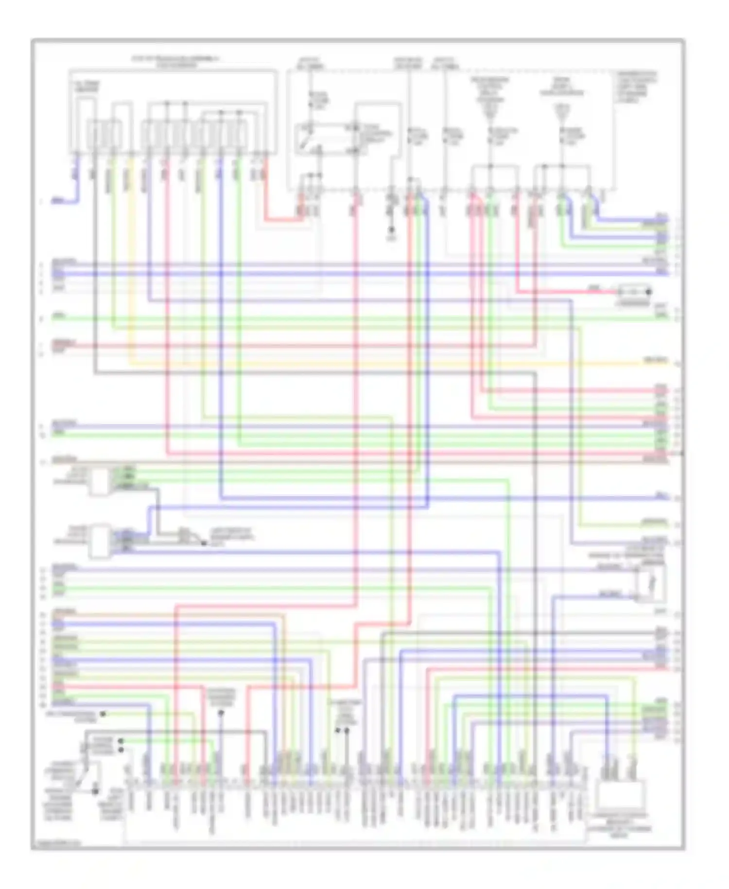 Optima Kia II facelift (2008-2010): Wiring diagram engine performance 2.7l (4 of 5)