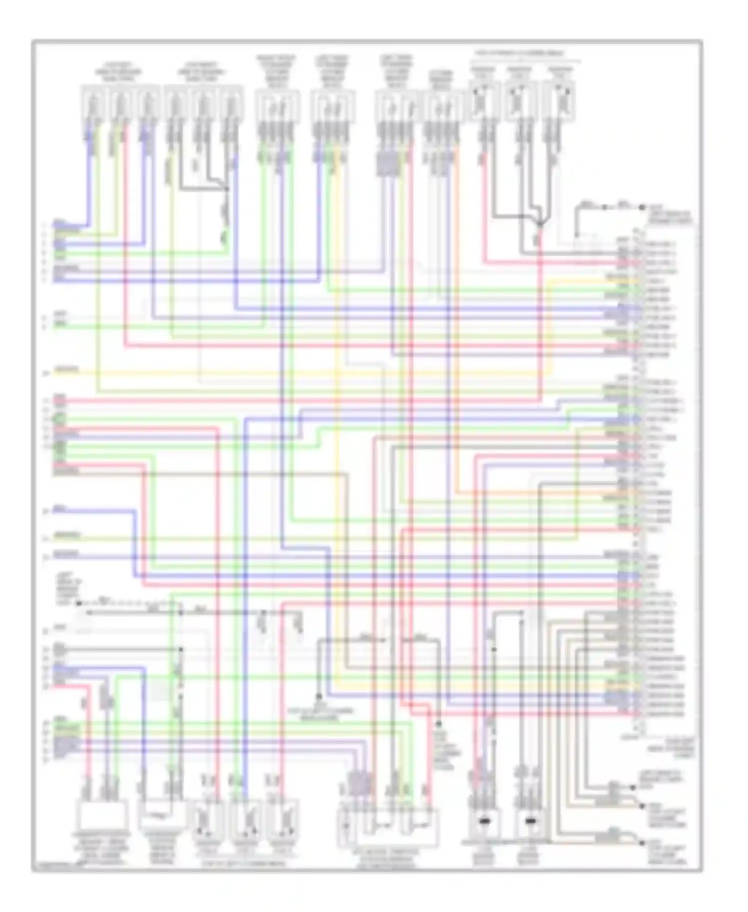 Optima Kia II facelift (2008-2010): Wiring diagram engine performance 2.7l (5 of 5)