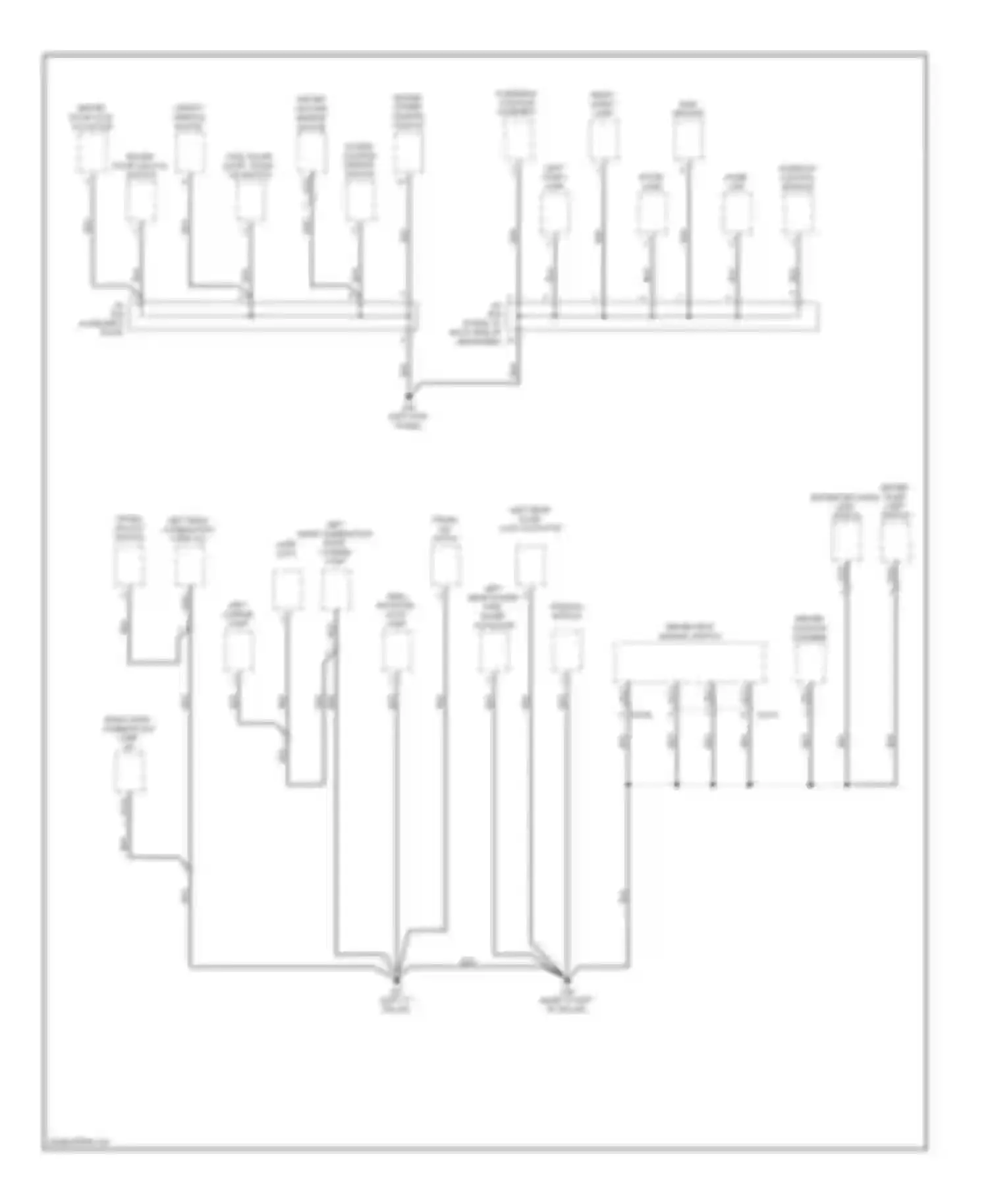 Optima Kia II facelift (2008-2010): Ground distribution circuit (3 of 3)