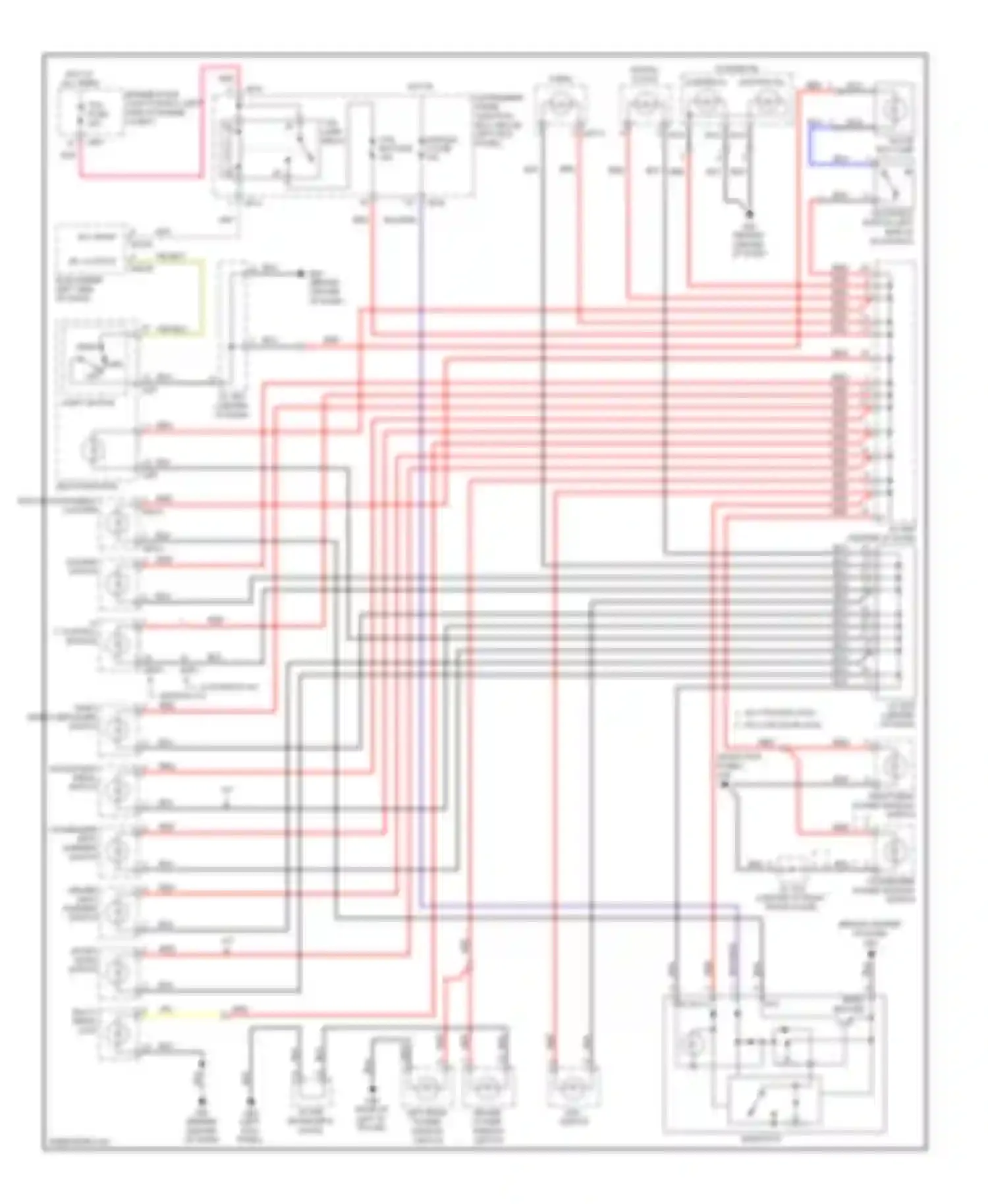 Wiring diagram automatic a/c for Kia Optima II facelift (2008-2010) (2 of 4)