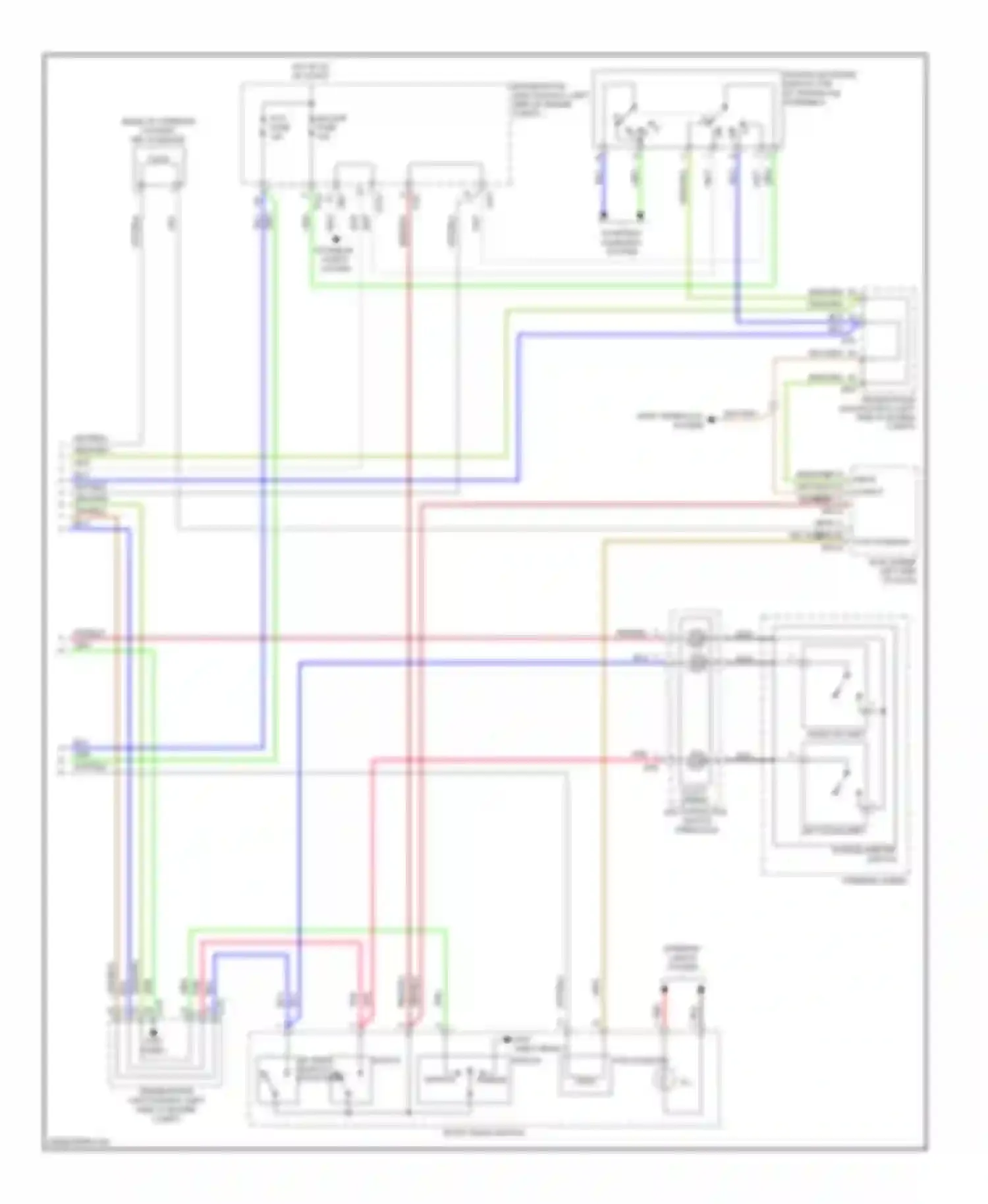 Wiring diagram backup fuse for Kia Optima II facelift (2008-2010) (4 of 10)