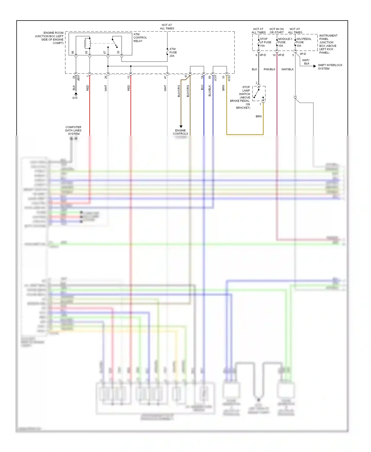 Kia Optima II facelift (2008-2010) blu wiring diagram  (62 of 68)
