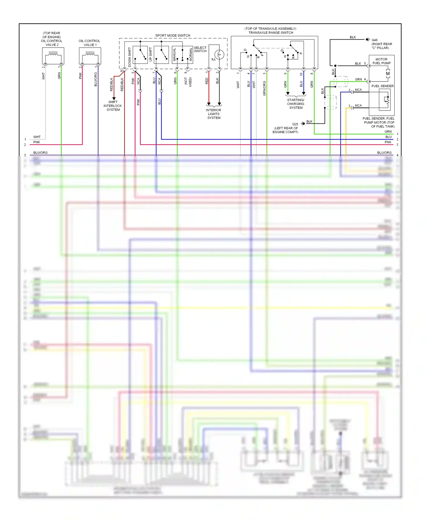 Kia Optima II facelift (2008-2010) blu wiring diagram  (28 of 68)