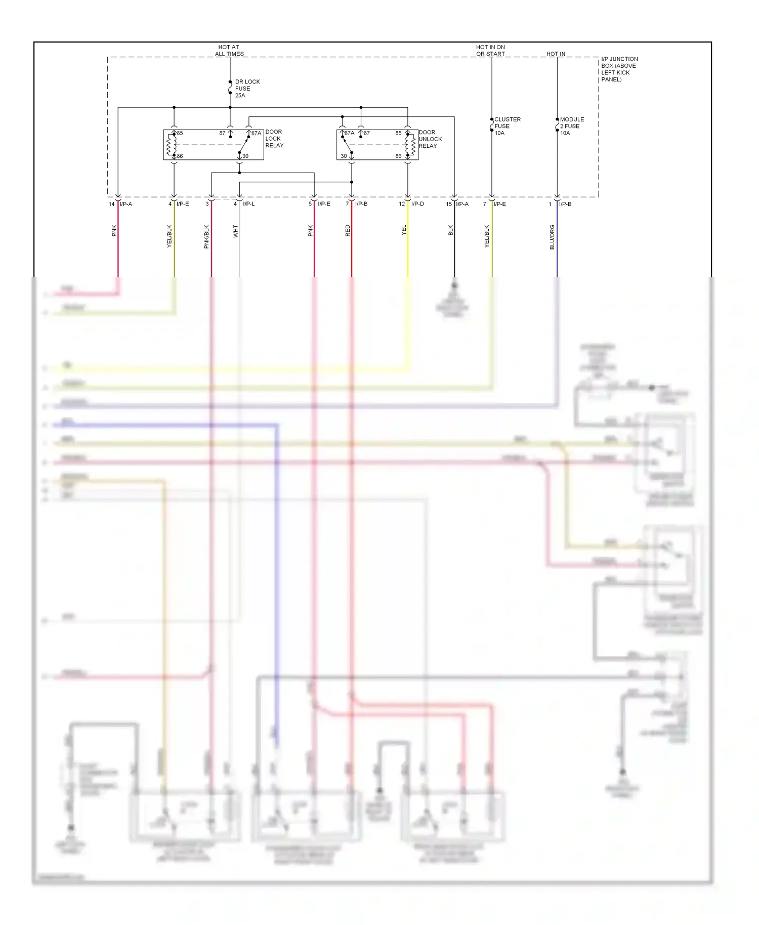 Kia Optima II facelift (2008-2010) blu wiring diagram  (7 of 68)