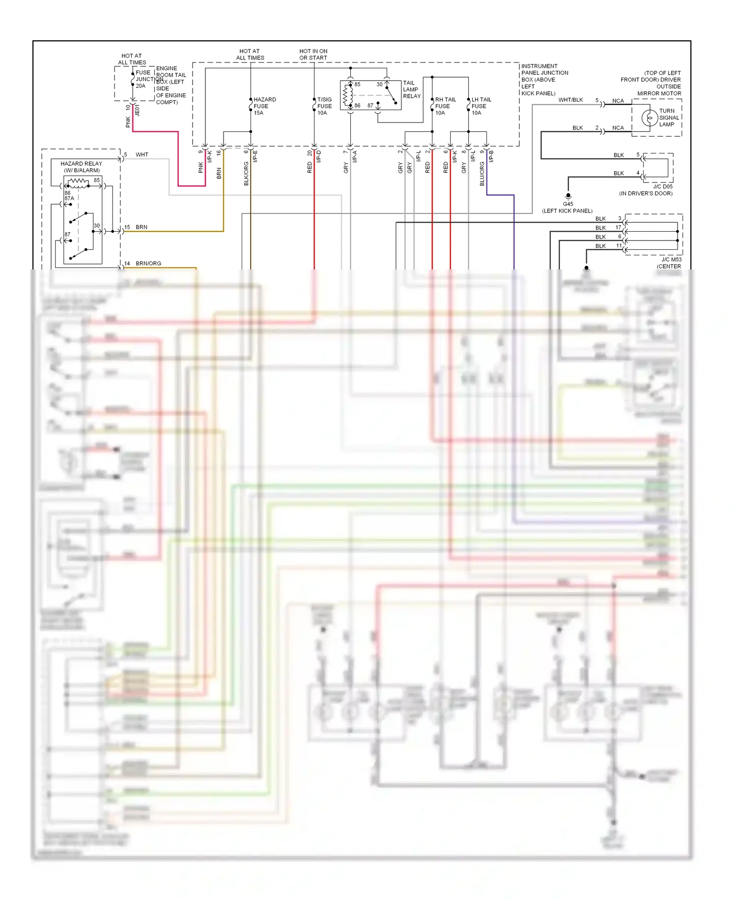 Kia Optima II facelift (2008-2010) brn wiring diagram  (22 of 57)