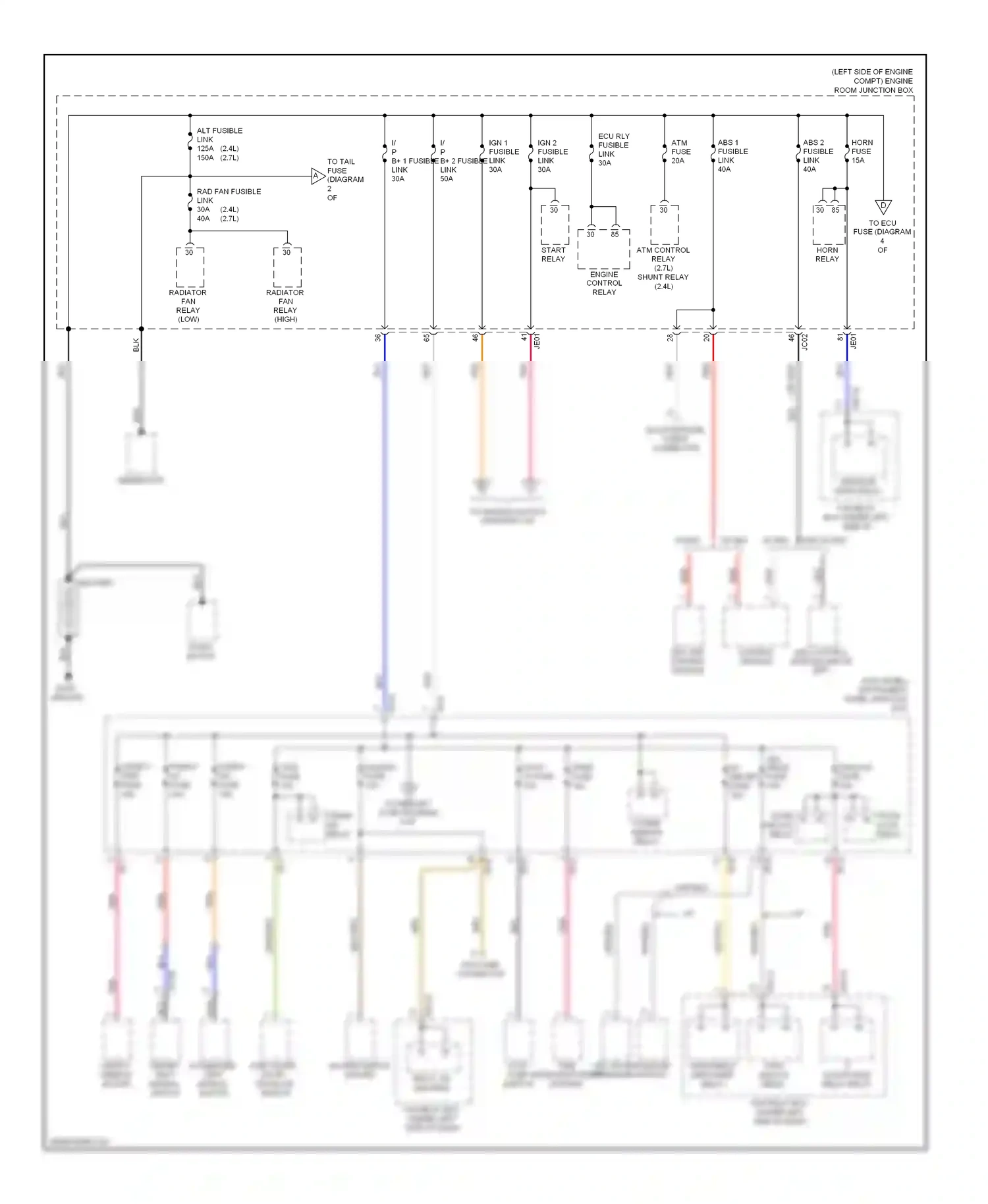 Kia Optima II facelift (2008-2010) brn wiring diagram  (34 of 57)