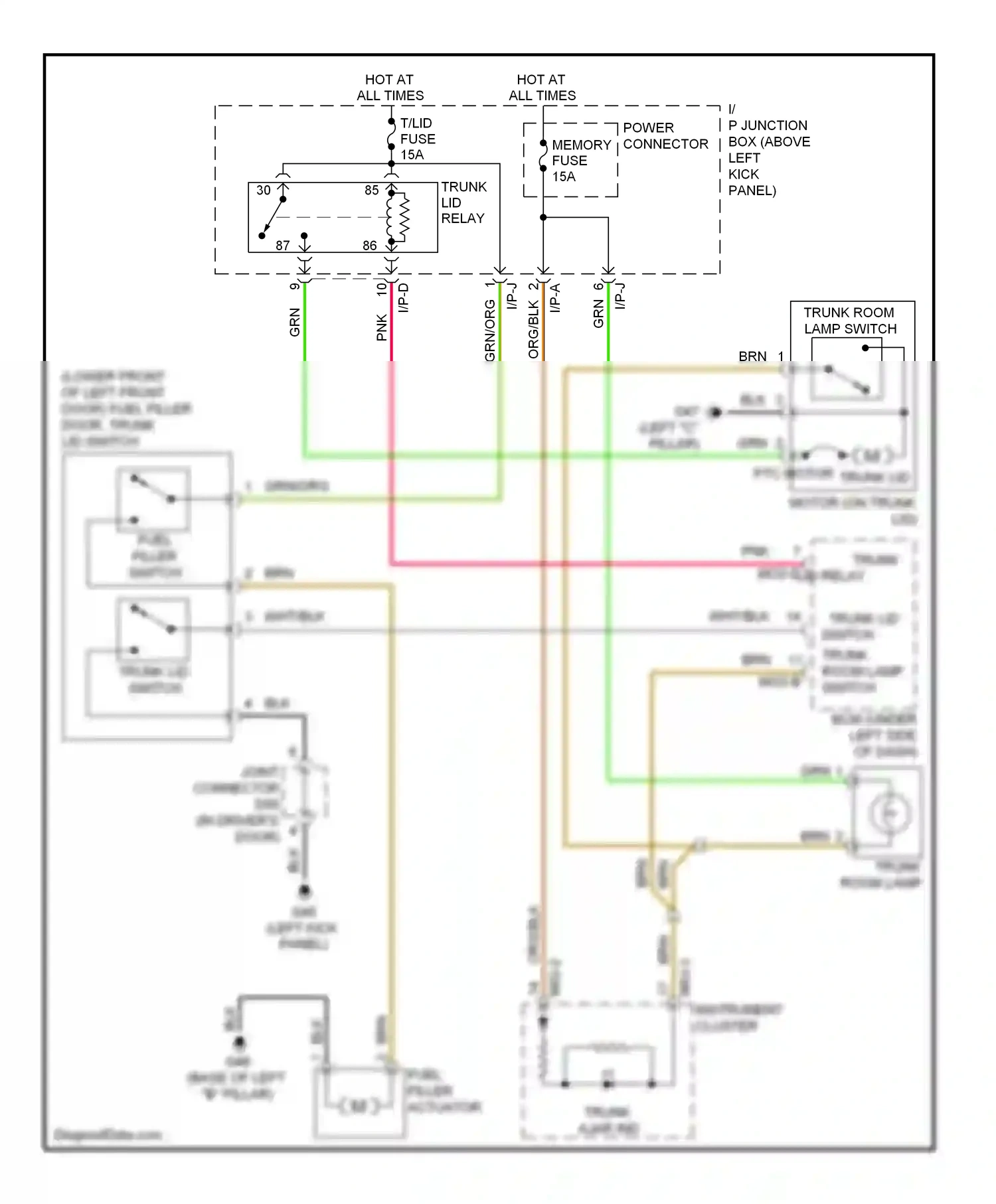Kia Optima II facelift (2008-2010) brn wiring diagram  (56 of 57)