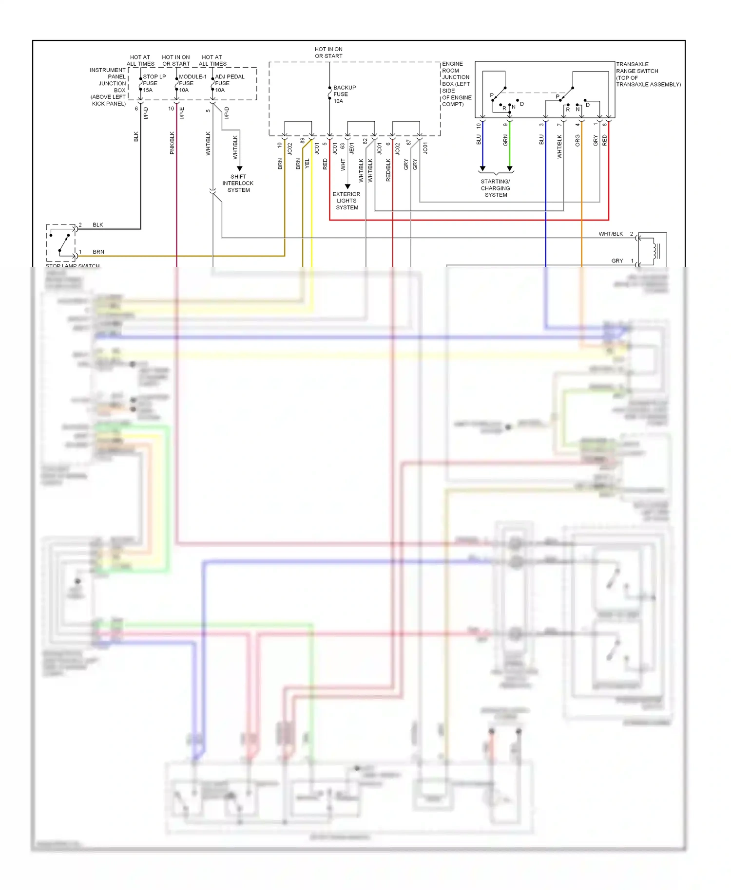 Kia Optima II facelift (2008-2010) brn wiring diagram  (51 of 57)