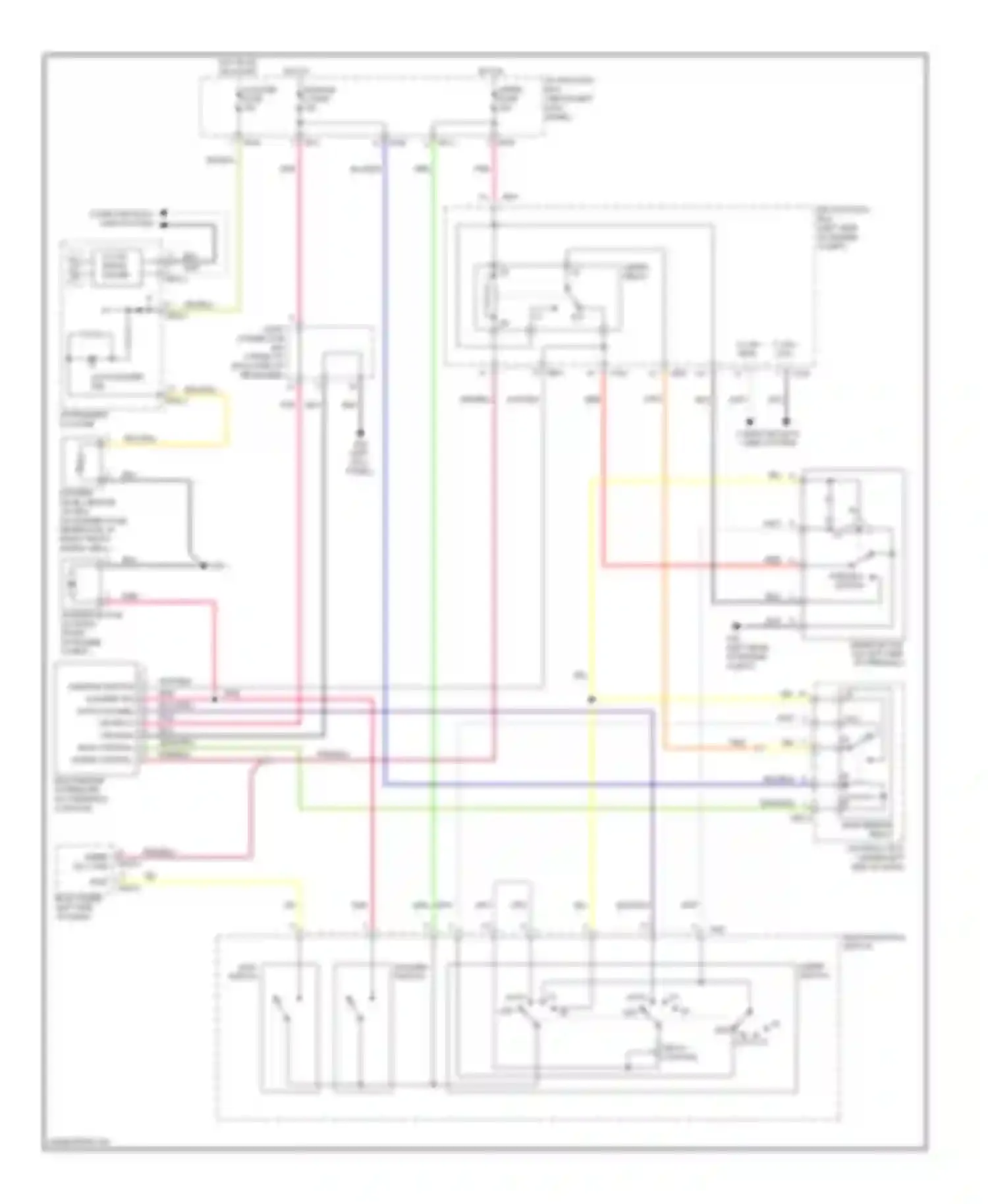 Wiring diagram c-can for Kia Optima II facelift (2008-2010) (3 of 3)