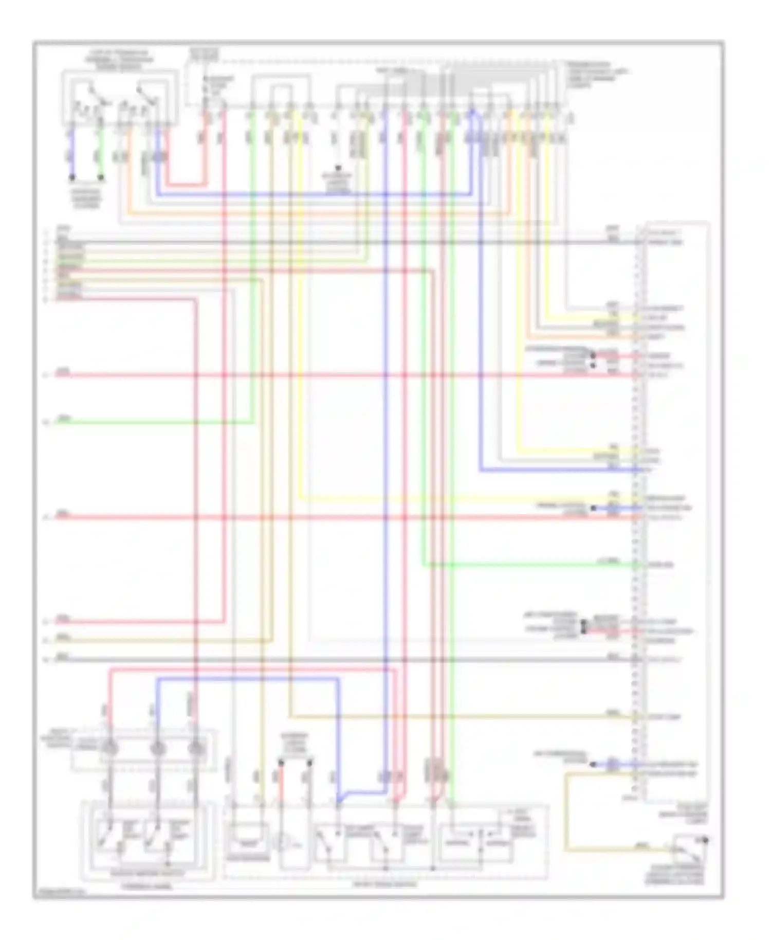 Wiring diagram clock spring switch for Kia Optima II facelift (2008-2010) (1 of 1)
