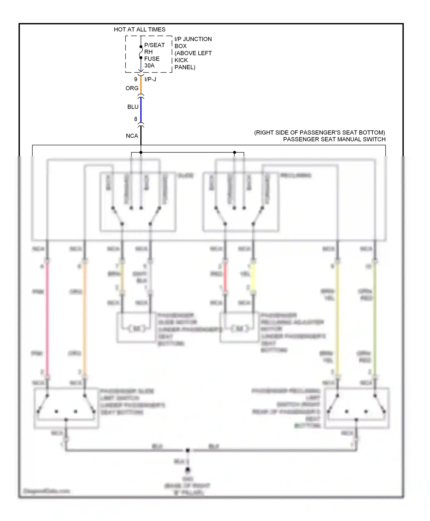 Kia Optima II facelift (2008-2010) forward/ wiring diagram  (2 of 2)