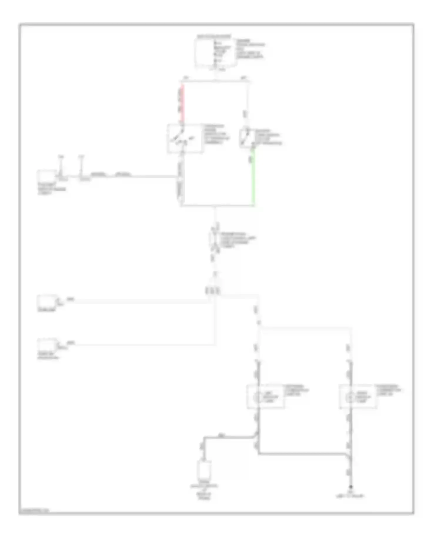Wiring diagram left "c" pillar) for Kia Optima II facelift (2008-2010) (1 of 10)
