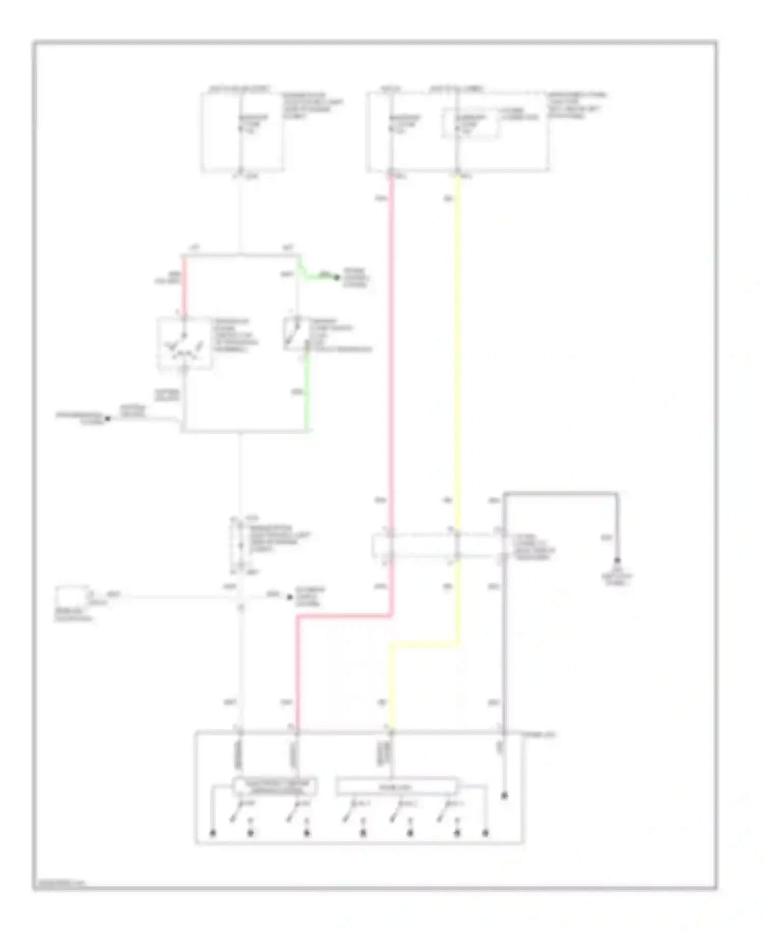 Wiring diagram module 2 fuse for Kia Optima II facelift (2008-2010) (3 of 12)
