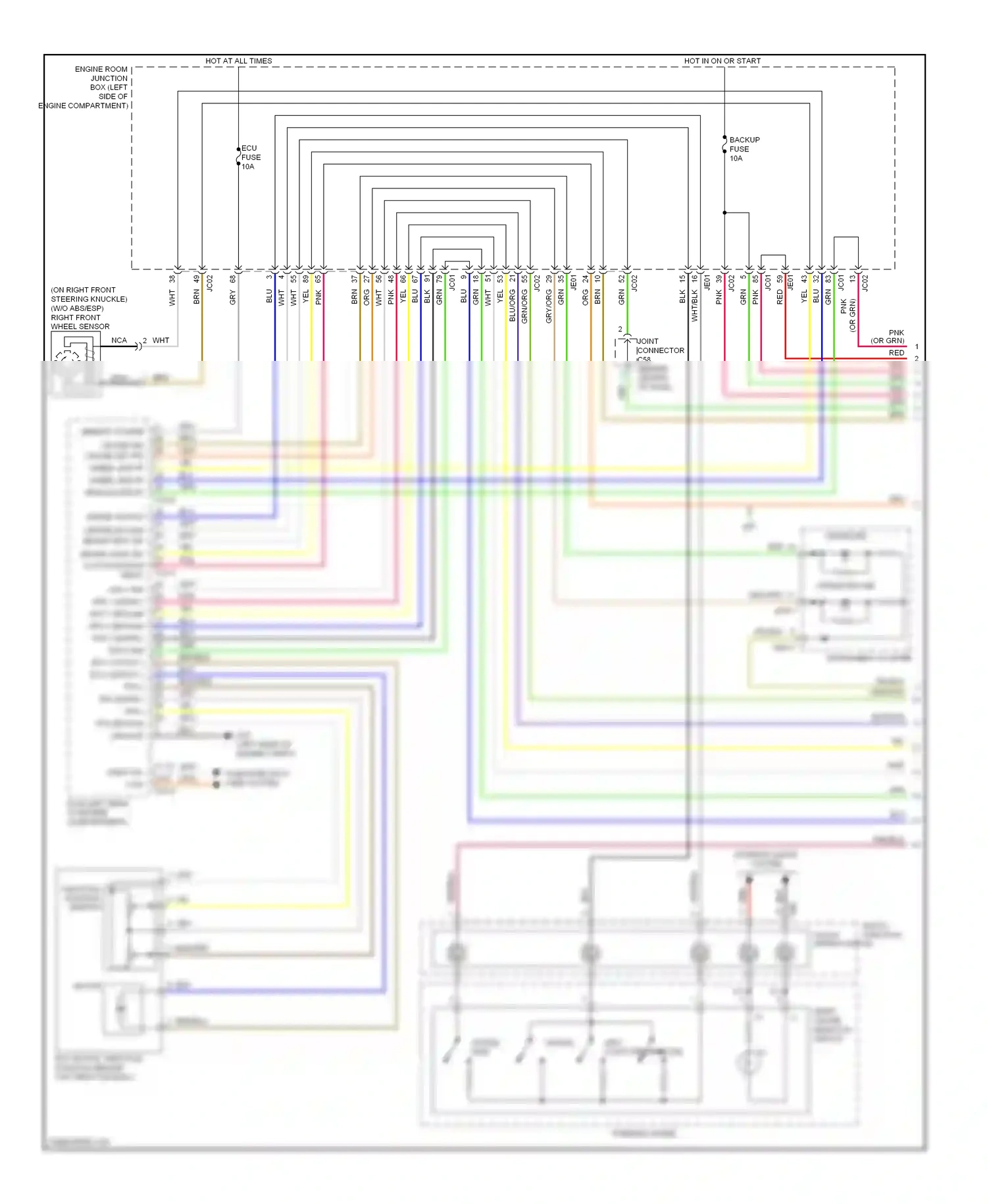 Kia Optima II facelift (2008-2010) nca wiring diagram  (1 of 56)