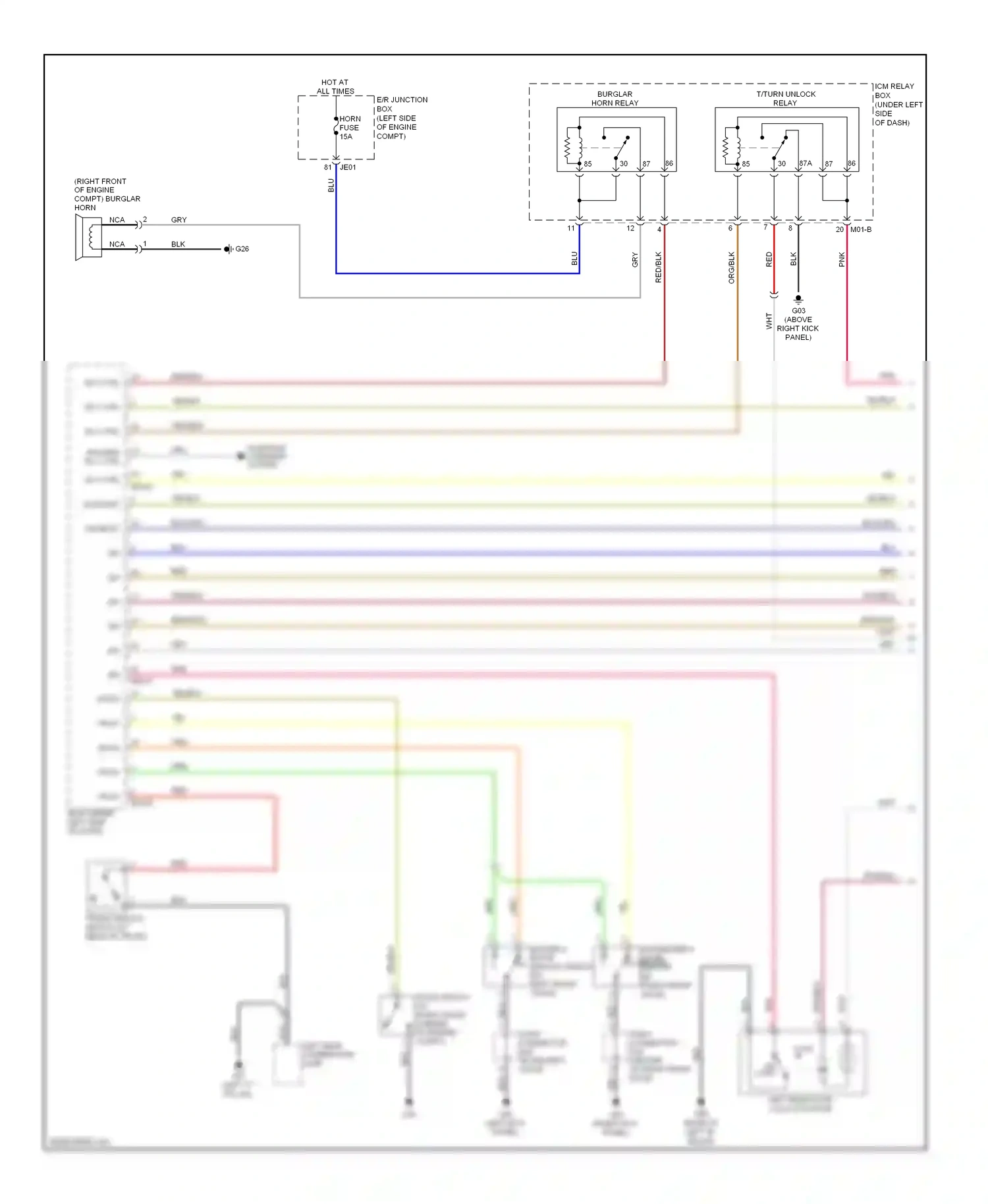 Kia Optima II facelift (2008-2010) nca wiring diagram  (8 of 56)