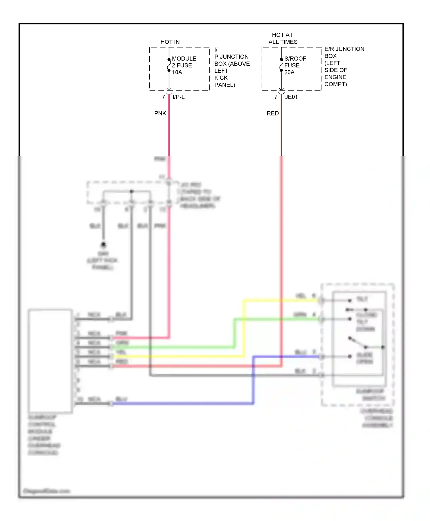 Kia Optima II facelift (2008-2010) nca wiring diagram  (44 of 56)