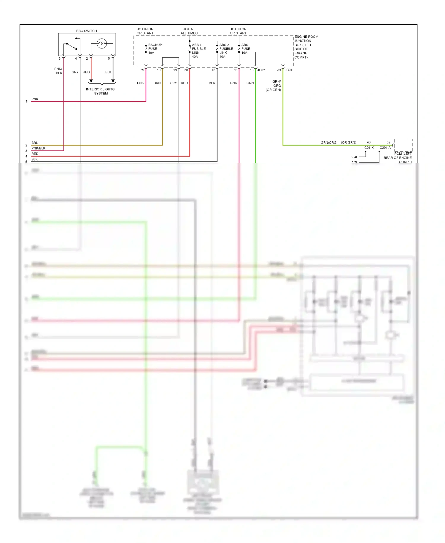 Kia Optima II facelift (2008-2010) nca wiring diagram  (3 of 56)