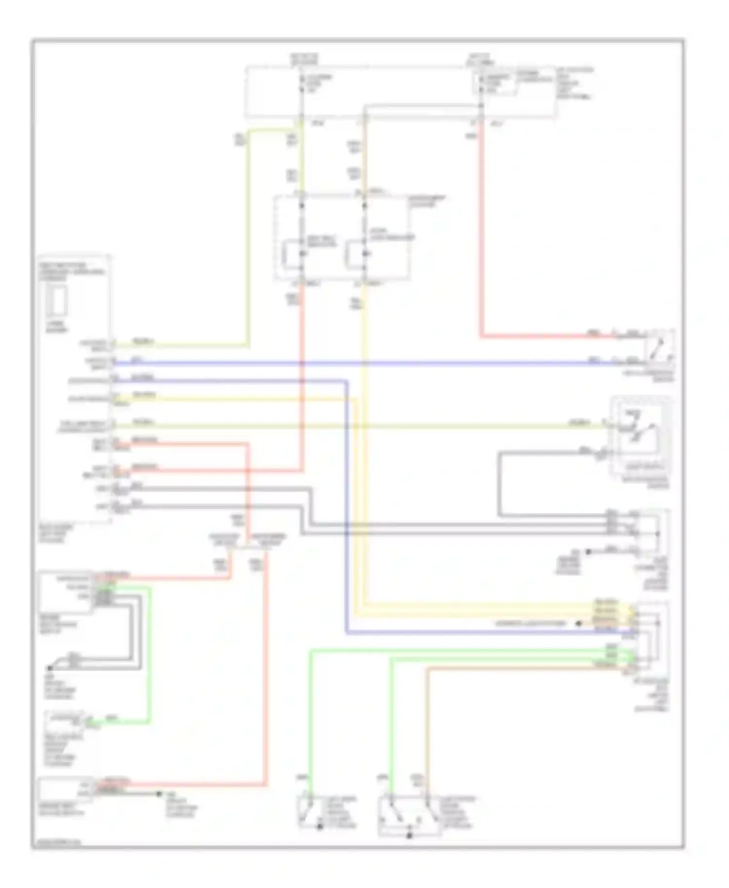 Wiring diagram on/start input for Kia Optima II facelift (2008-2010) (2 of 5)