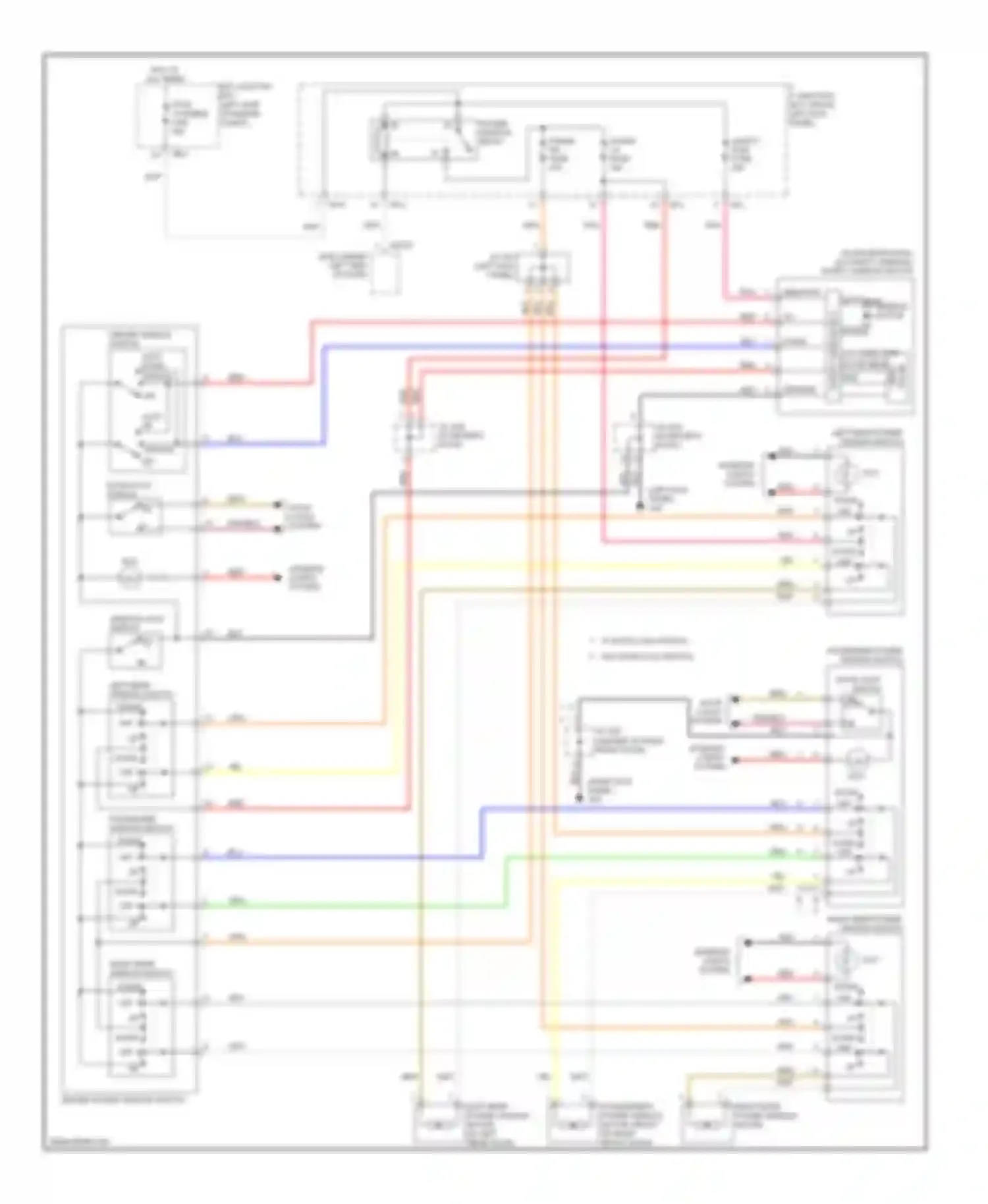 Wiring diagram sens pulse for Kia Optima II facelift (2008-2010) (1 of 1)