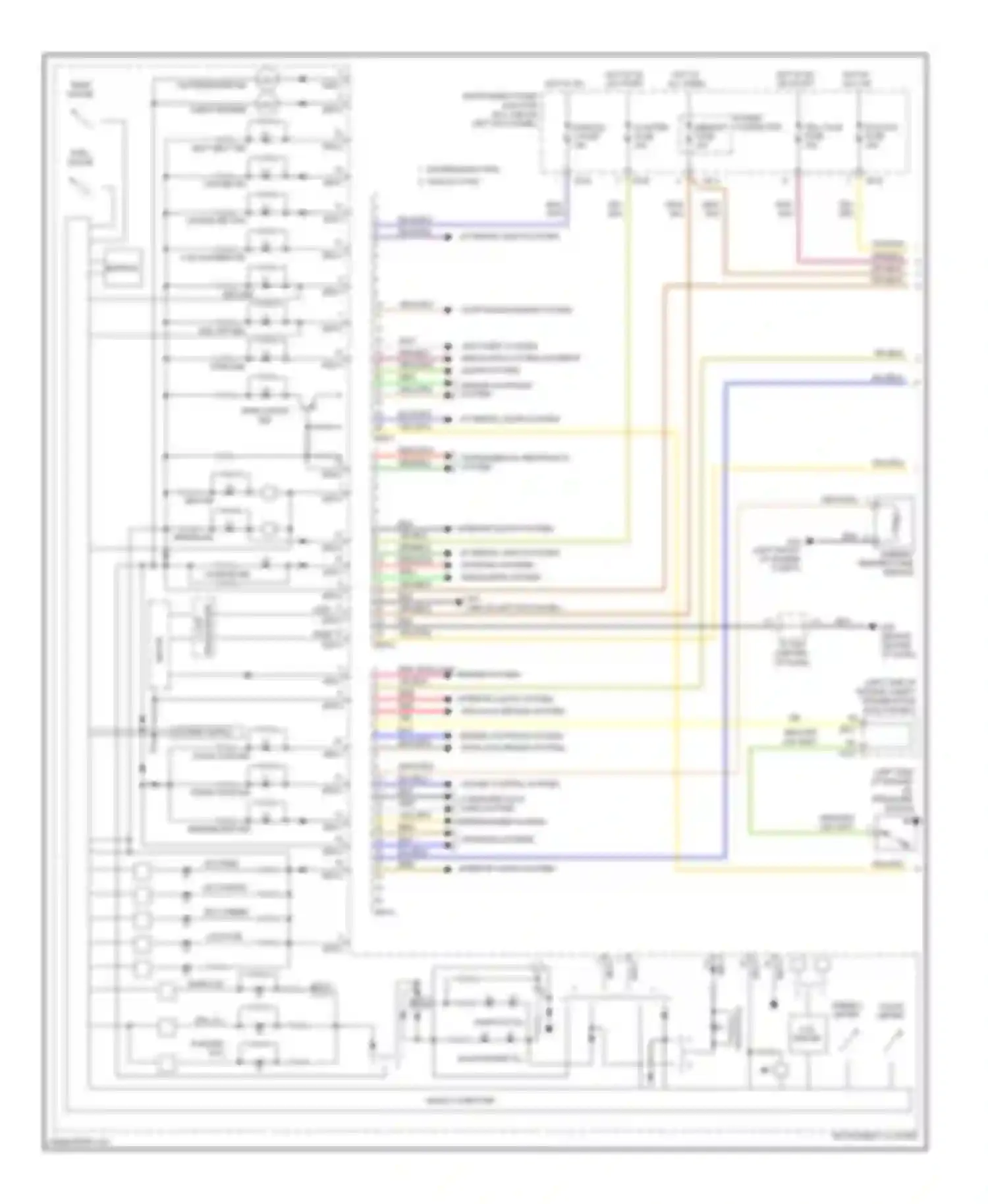 Wiring diagram tell tale fuse for Kia Optima II facelift (2008-2010) (1 of 1)