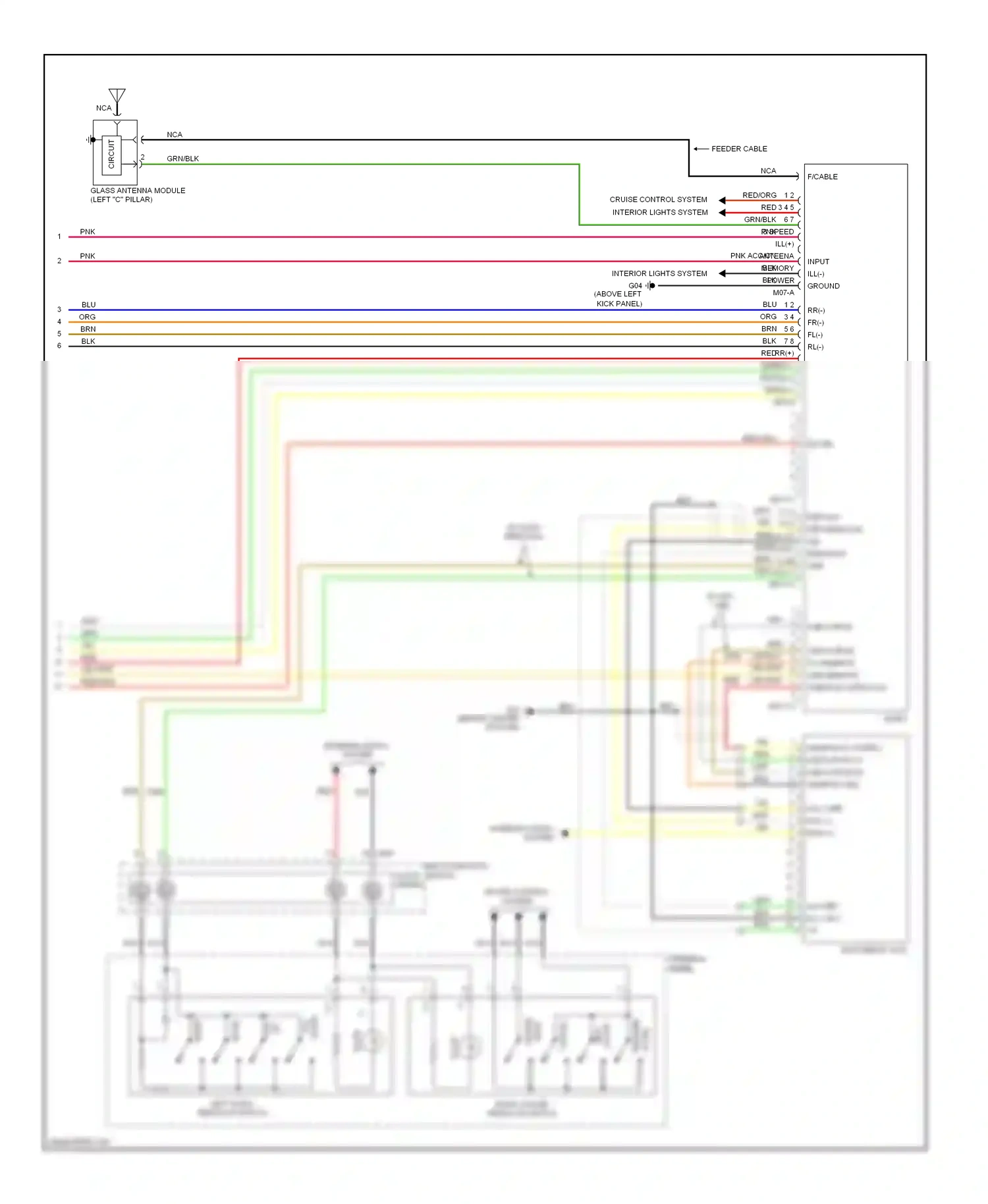 Kia Optima II facelift (2008-2010) vol up wiring diagram  (3 of 6)