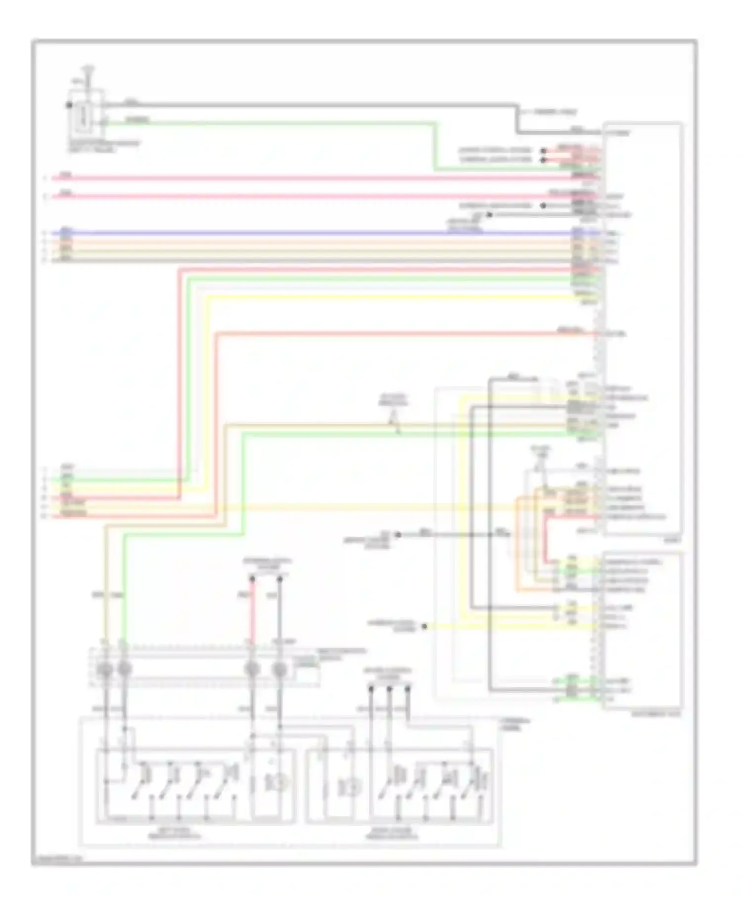 Wiring diagram w/ audio remocon for Kia Optima II facelift (2008-2010) (3 of 6)